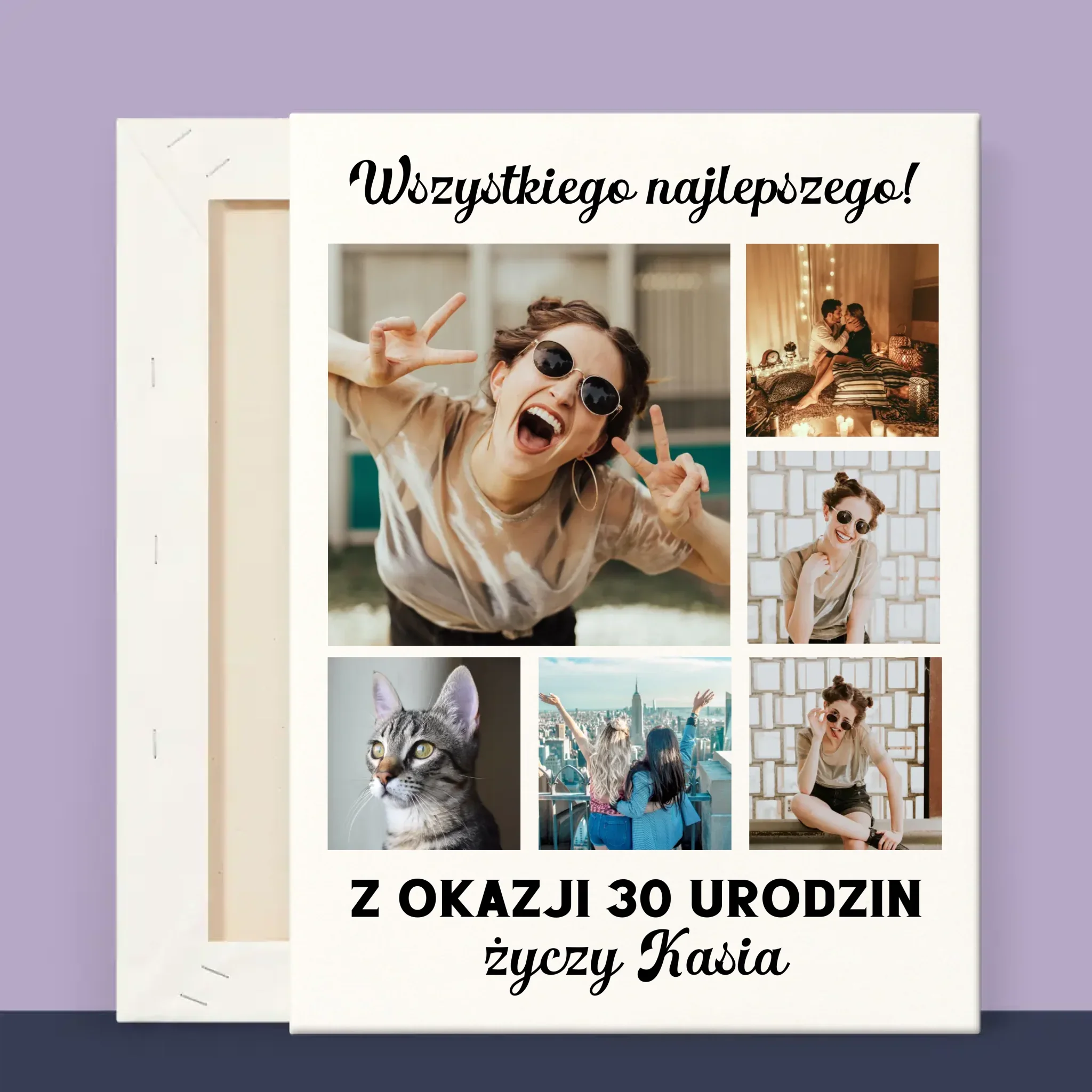 Fotokolaż: Urodzinowy - Wydruk Obramowany - Image 11