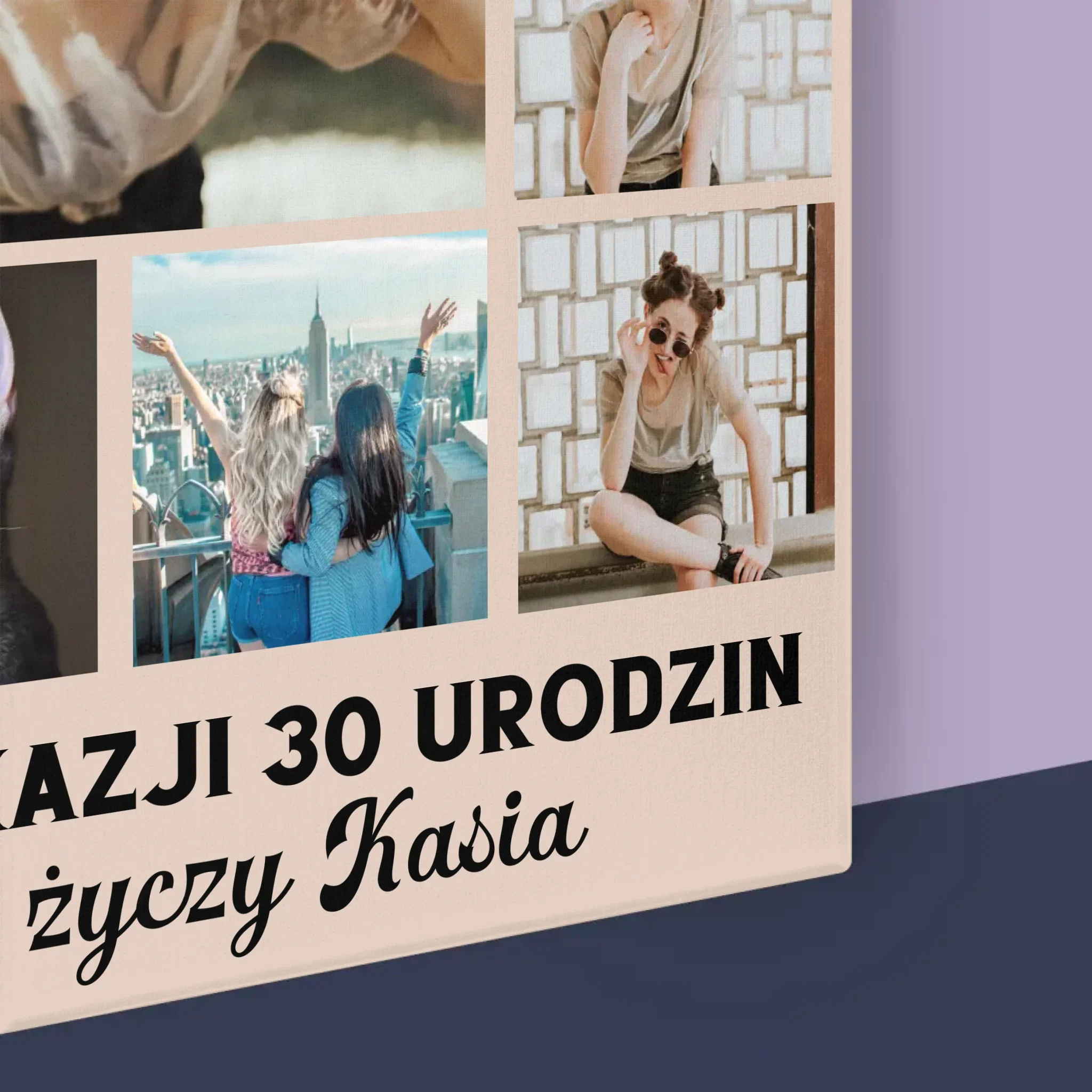 Fotokolaż: Urodzinowy - Wydruk Obramowany - Image 16