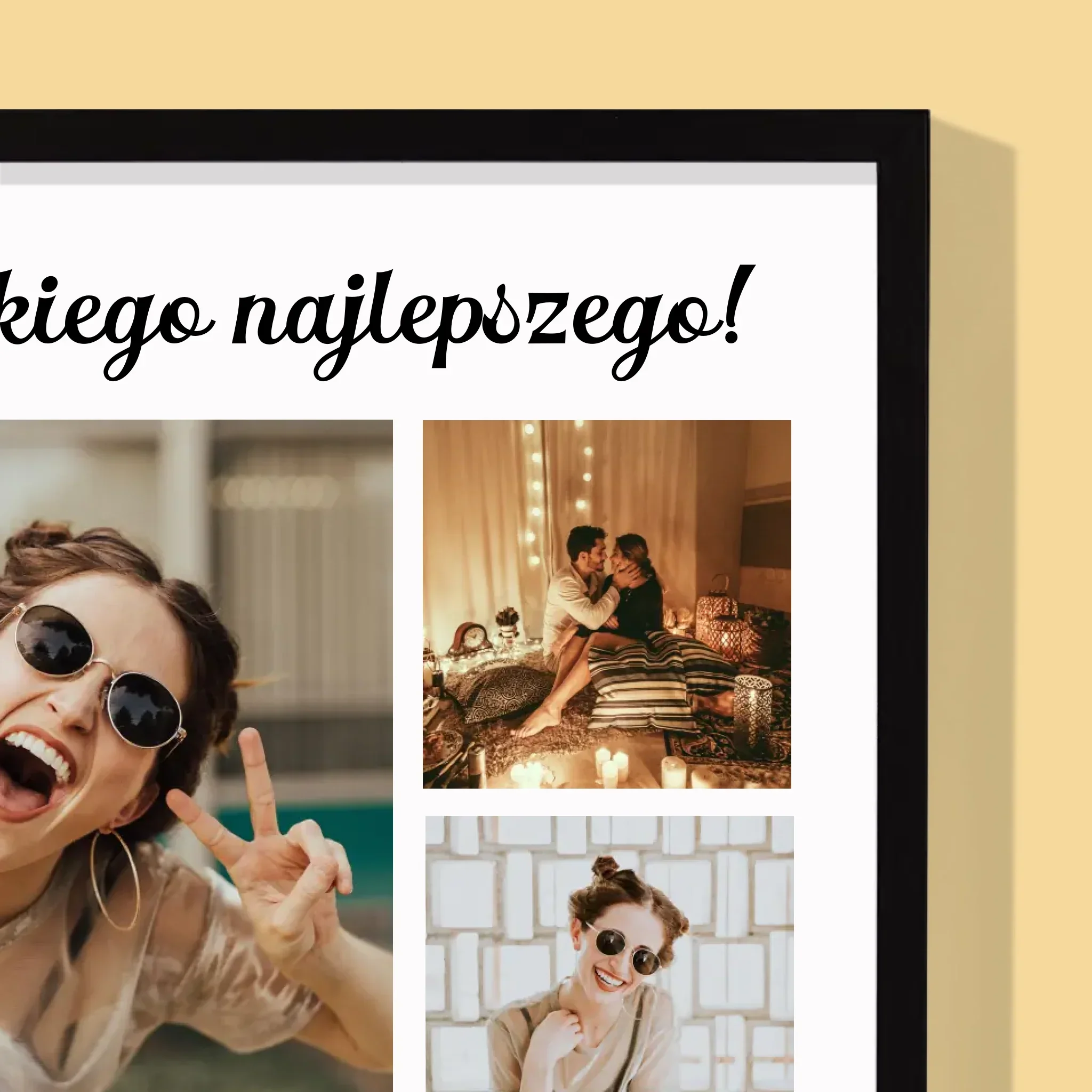 Fotokolaż: Urodzinowy - Wydruk Obramowany - Image 6