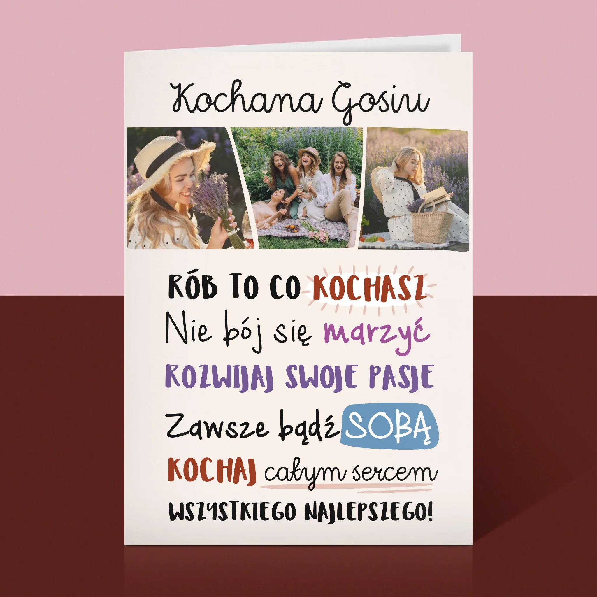 Fotokolaż: Urodziny Życzenia - Kartka z Życzeniami