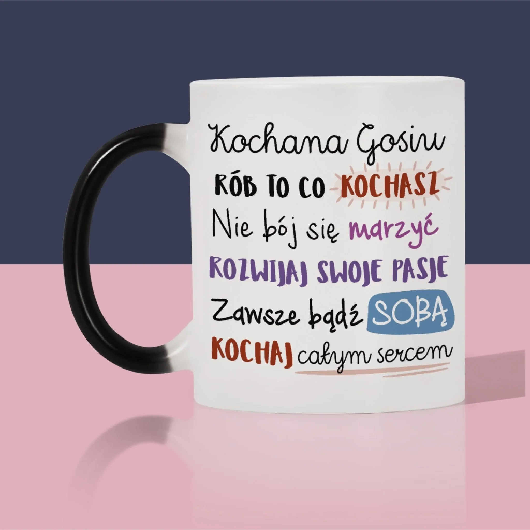 Fotokolaż: Urodziny Życzenia - Kubek z Nadrukiem - Image 7