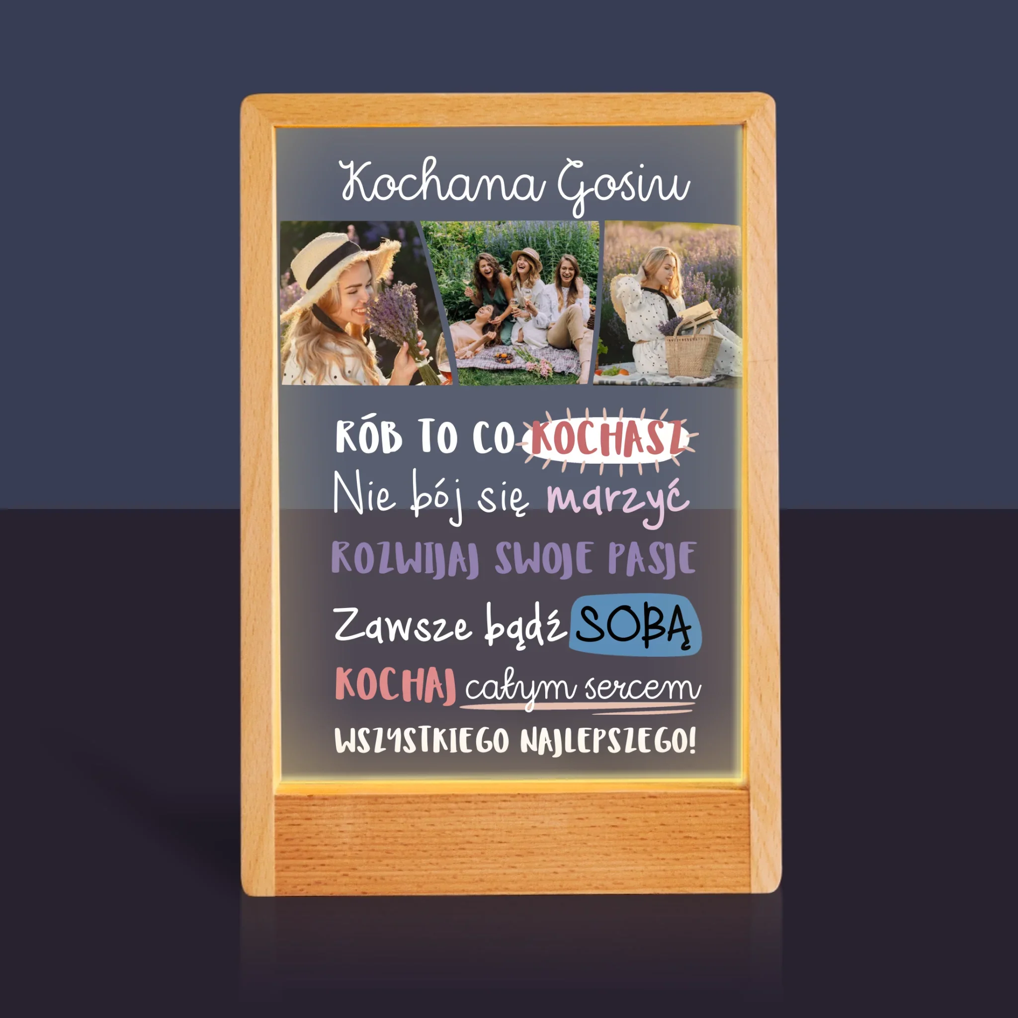Fotokolaż: Urodziny Życzenia - Wydruk Na Szkle Akrylowym - Image 10