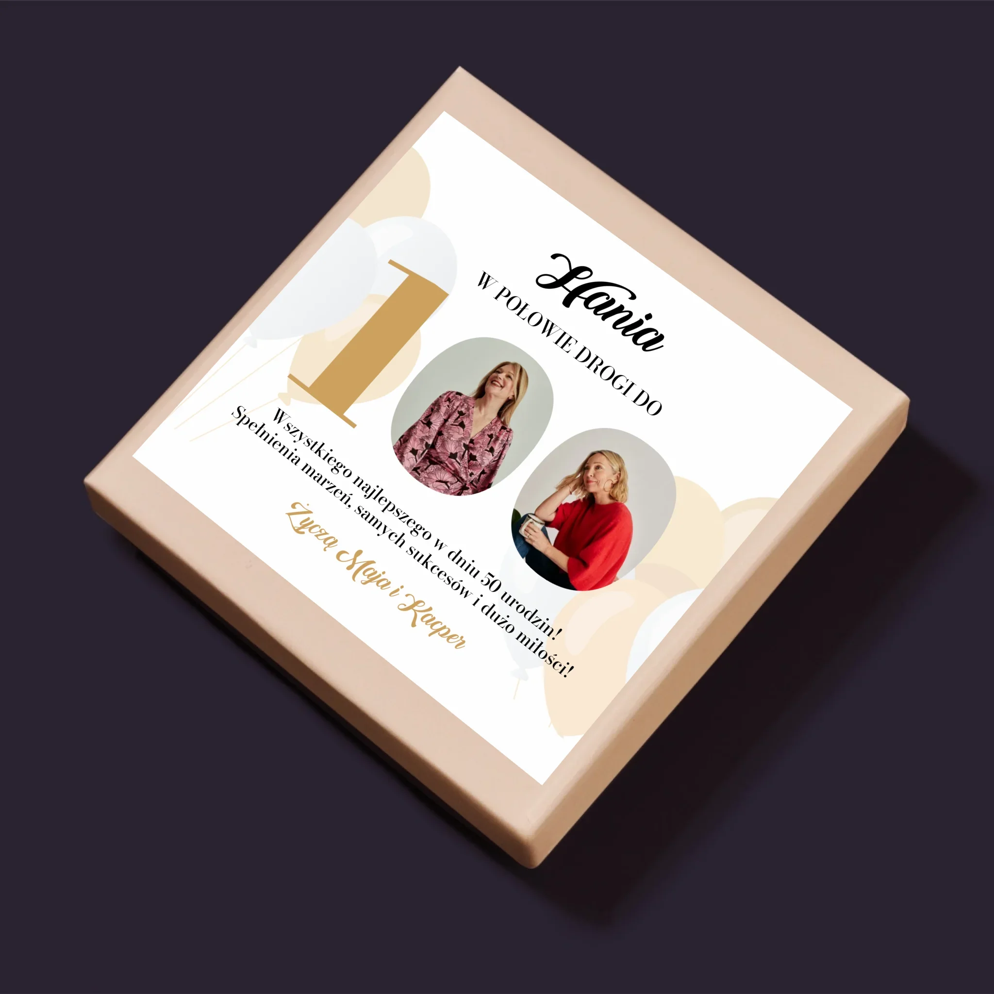 Fotokolaż: W Połowie Drogi Do 100 - Personalizowane Puzzle - Image 5