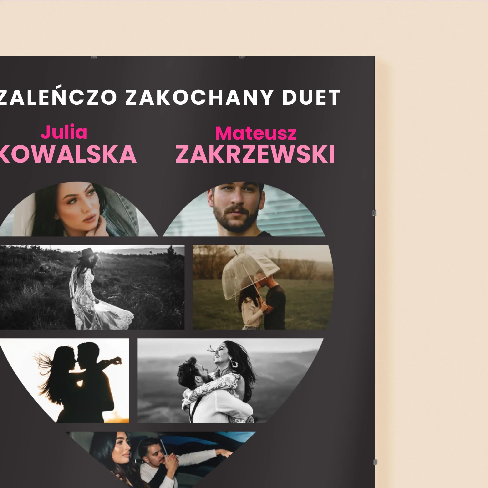 Fotokolaż: Walentynki Plakat Filmowy - Plakat - Image 3