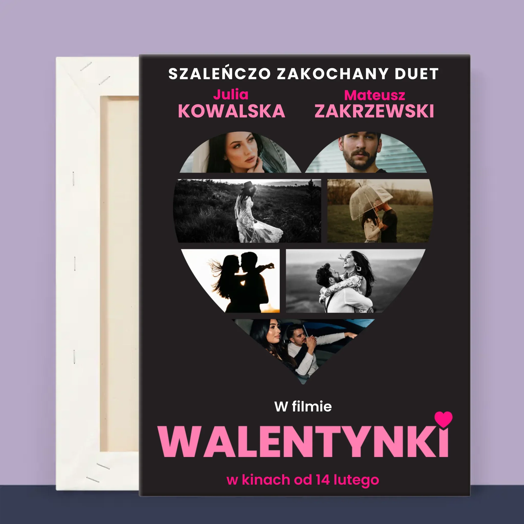 Fotokolaż: Walentynki Plakat Filmowy - Wydruk Obramowany 30X40 (Pion) - Image 12