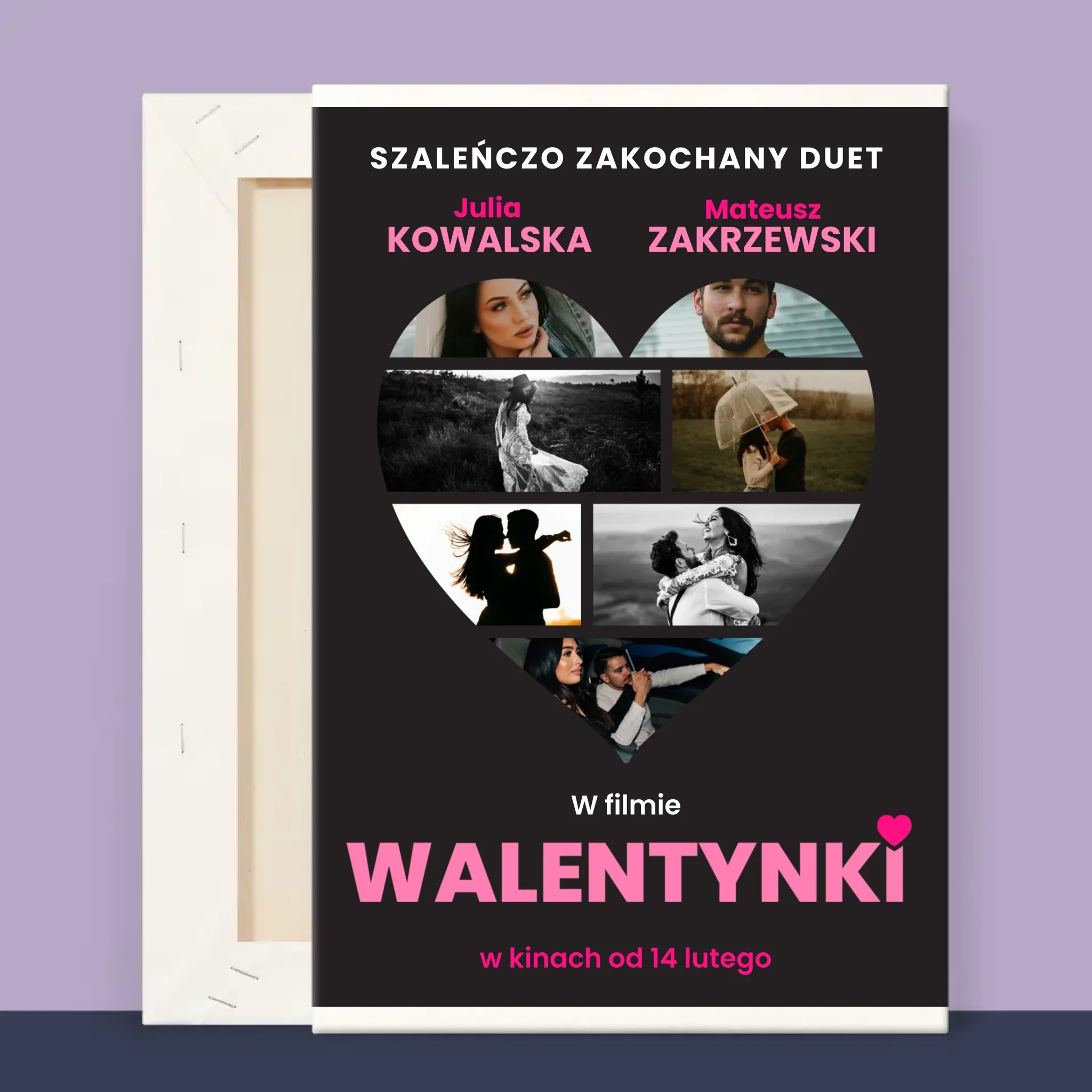 Fotokolaż: Walentynki Plakat Filmowy - Wydruk Obramowany 30X40 (Pion) - Image 13