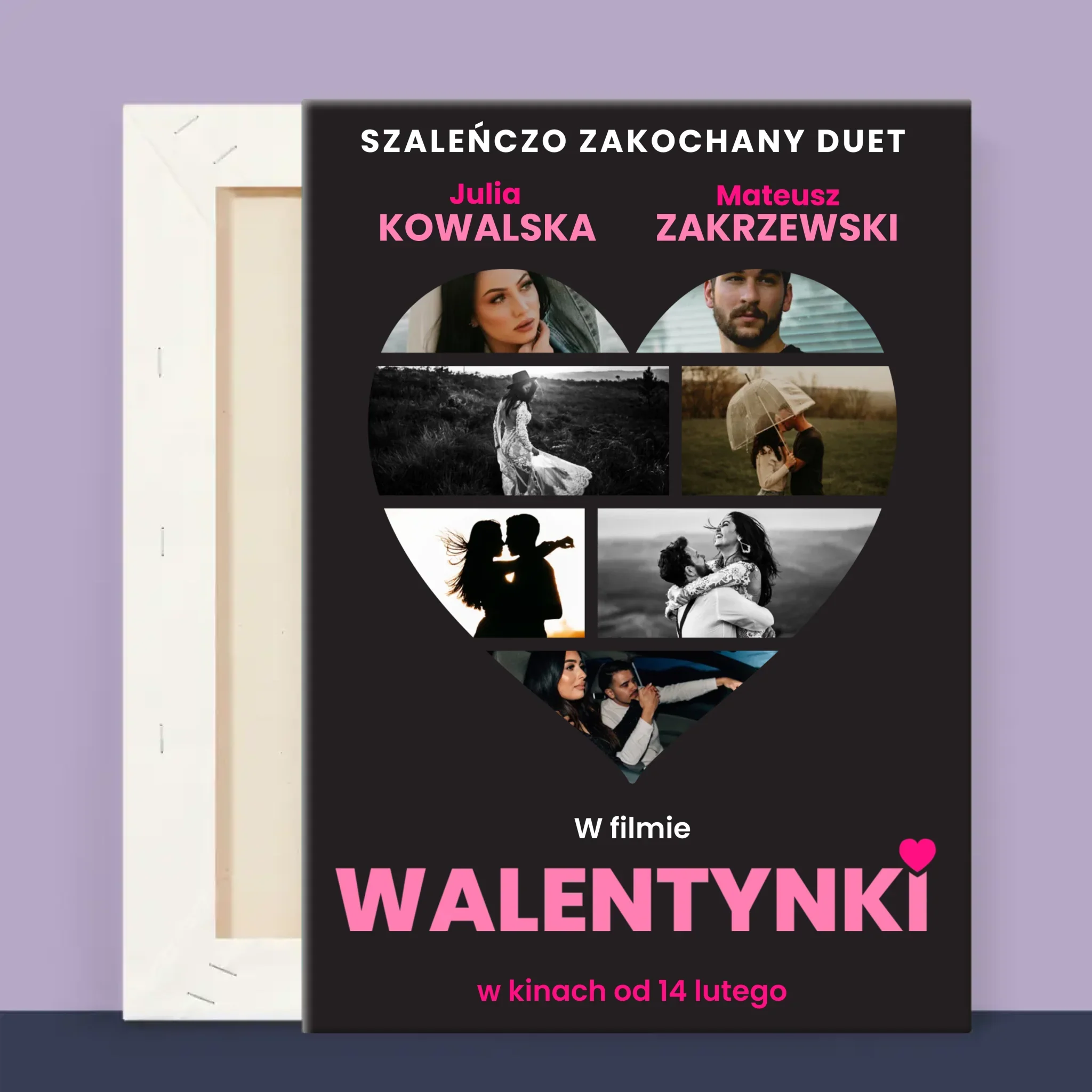 Fotokolaż: Walentynki Plakat Filmowy - Wydruk Obramowany 30X40 (Pion) - Image 14