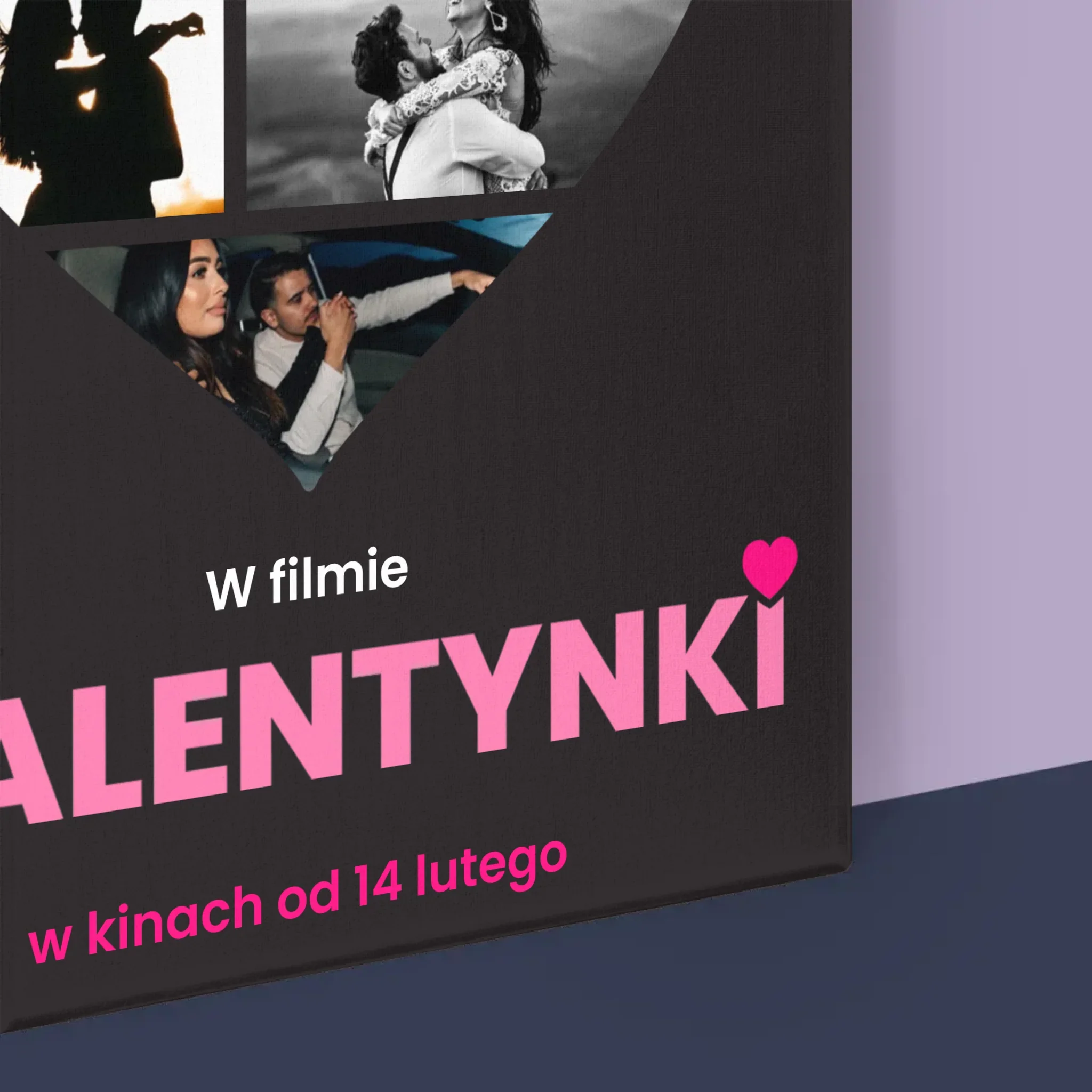 Fotokolaż: Walentynki Plakat Filmowy - Wydruk Obramowany 30X40 (Pion) - Image 17