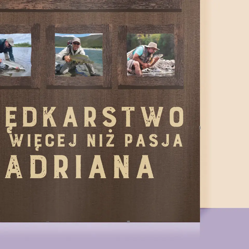 Fotokolaż: Wędkarstwo - Personalizowany Plakat - Image 2
