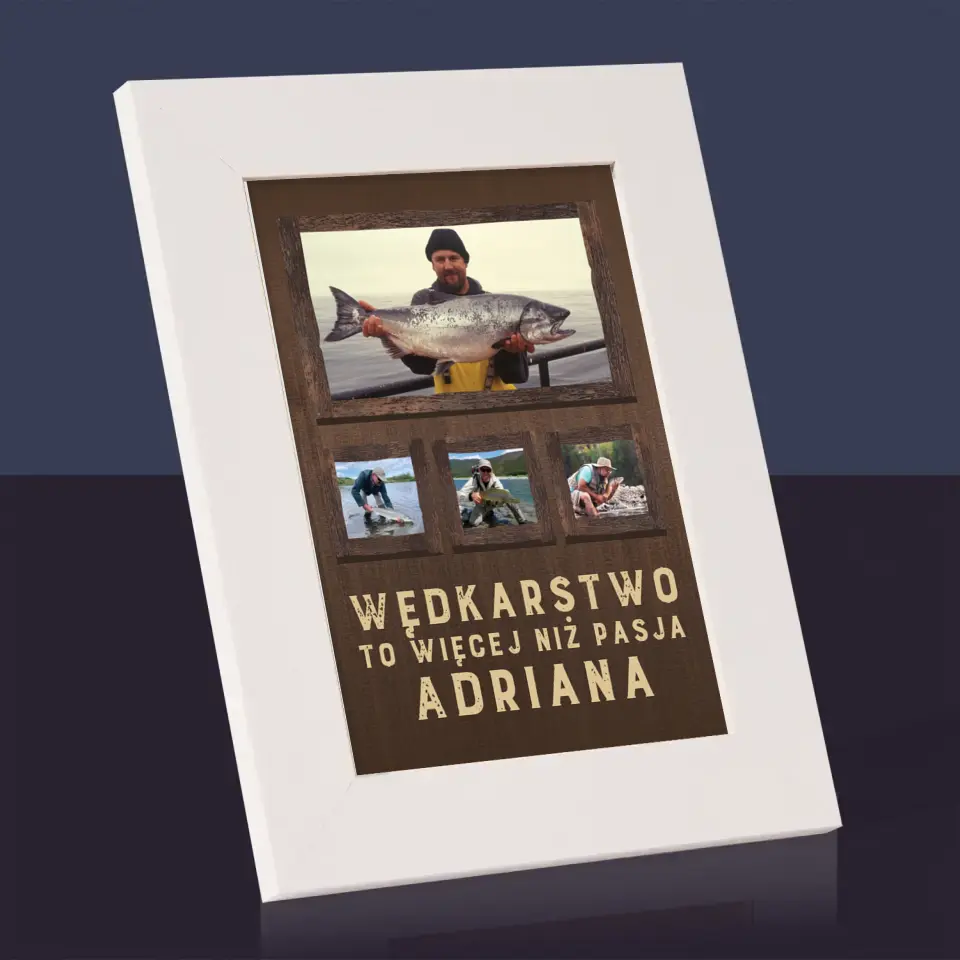 Fotokolaż: Wędkarstwo - Ramka Na Zdjęcie