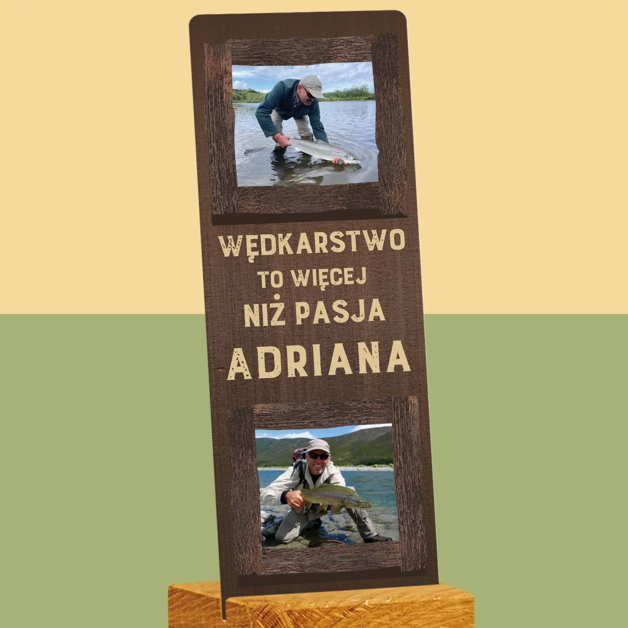 Fotokolaż: Wędkarstwo - Zdjęcie Na Szkle Akrylowym Fotobudka - Image 2
