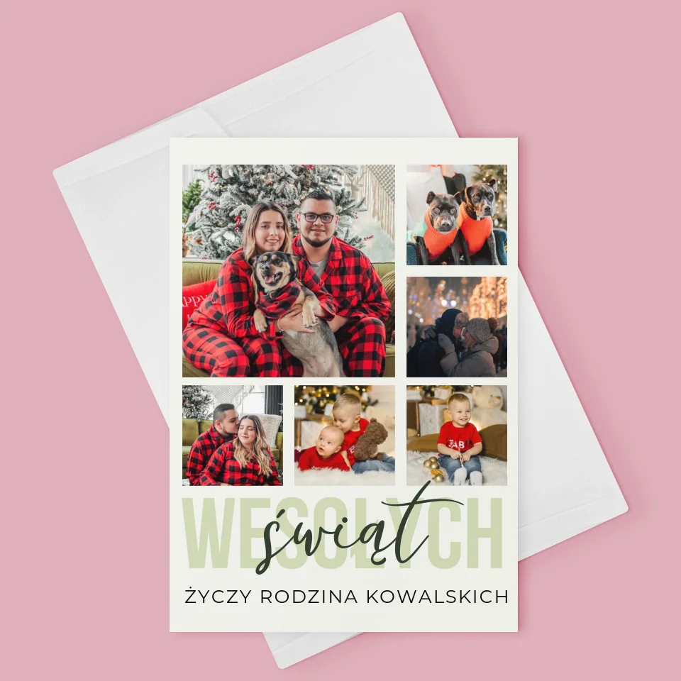 Fotokolaż: Wesołych Świąt - Kartka Z Życzeniami - Image 3