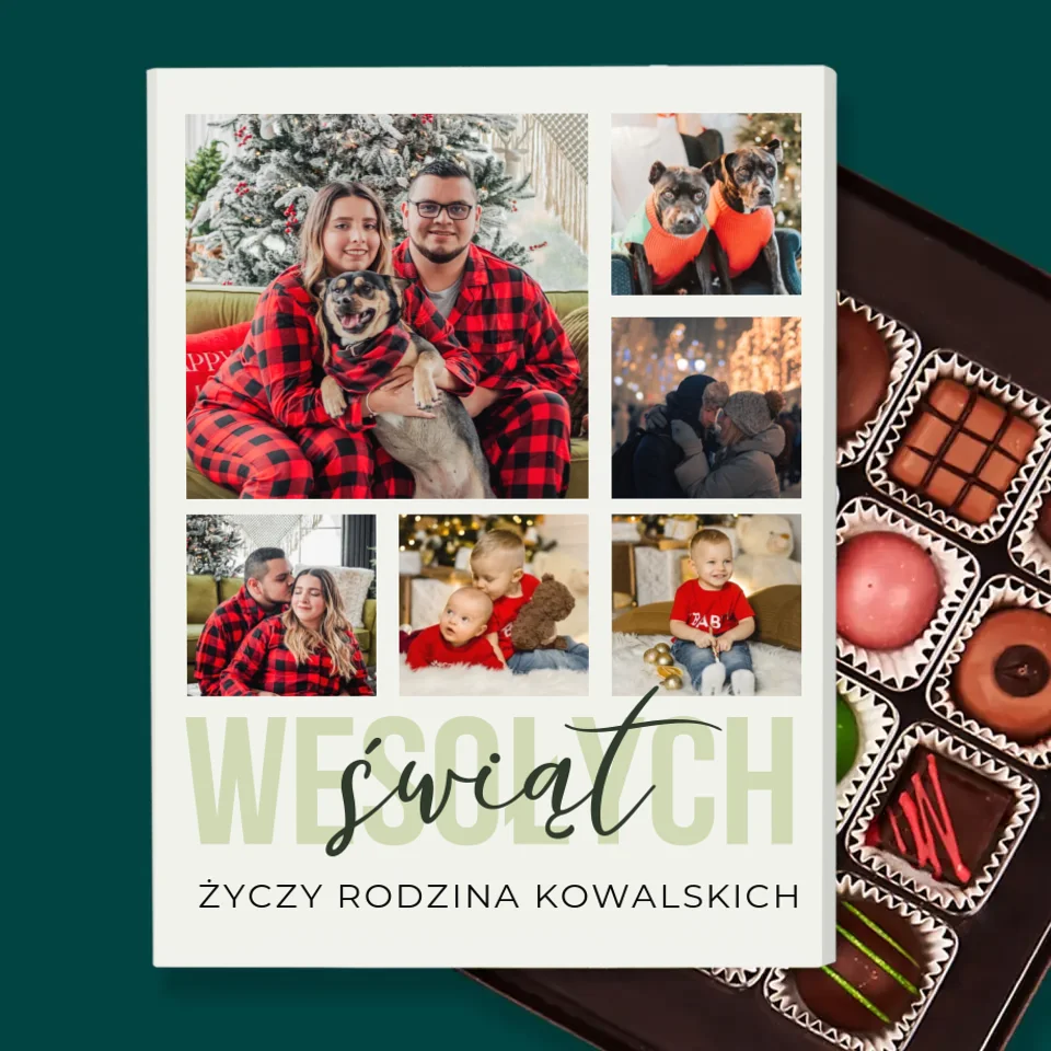 Fotokolaż: Wesołych Świąt - Personalizowane Praliny - Image 2