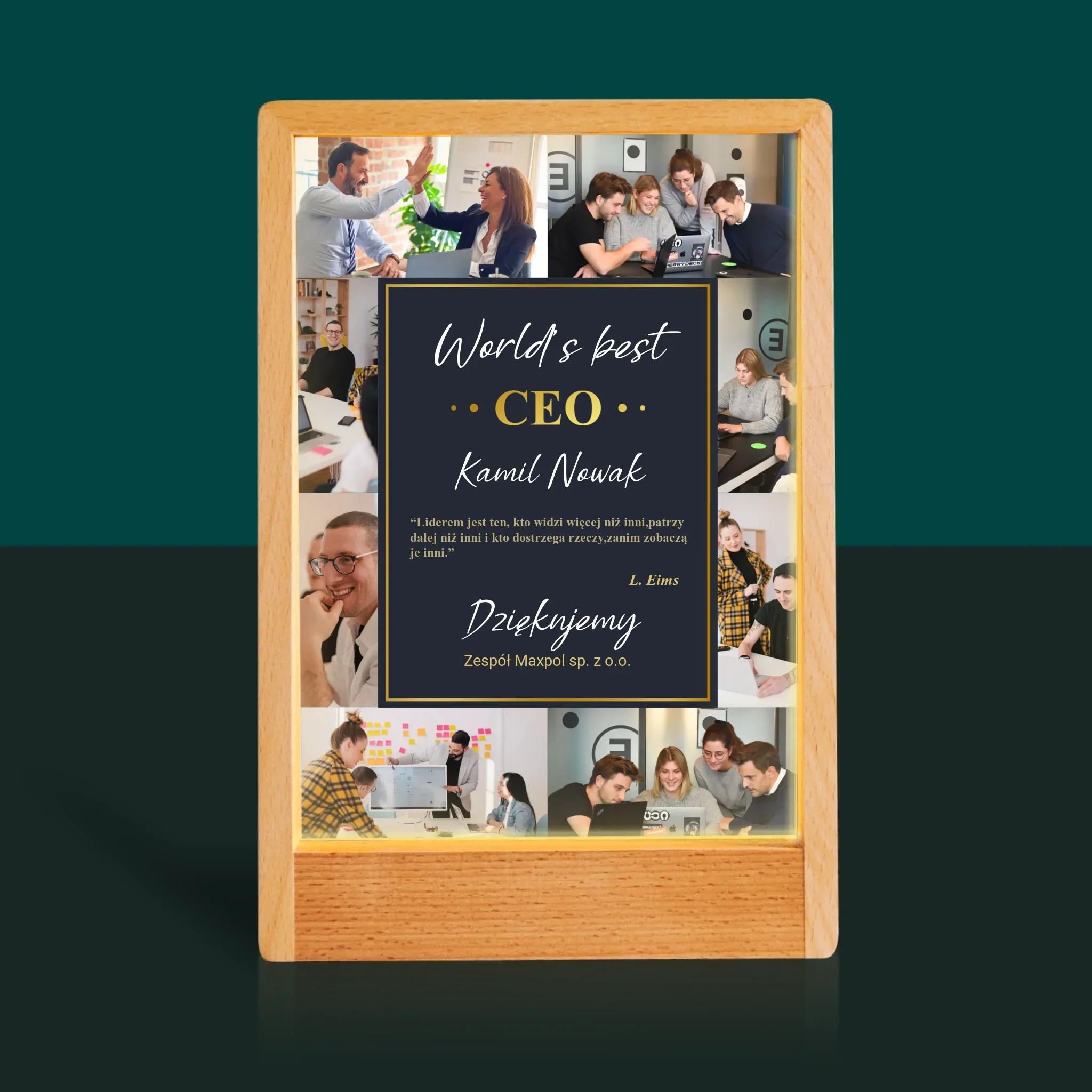 Fotokolaż: World’S Best Ceo - Wydruk Na Szkle Akrylowym - Image 10