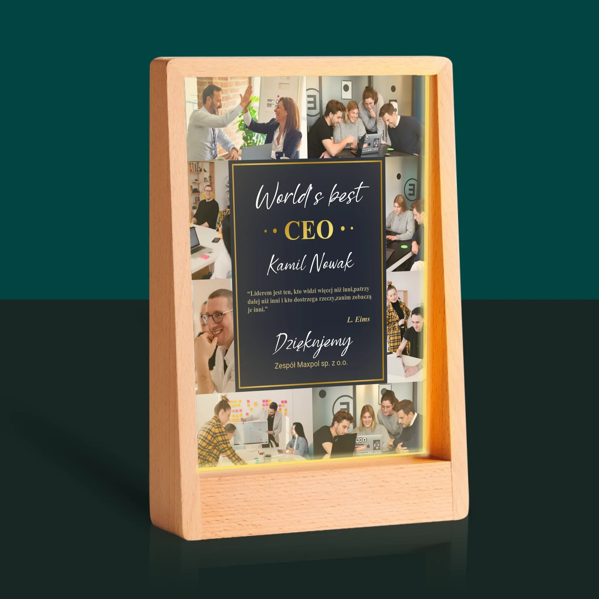 Fotokolaż: World’S Best Ceo - Wydruk Na Szkle Akrylowym - Image 9