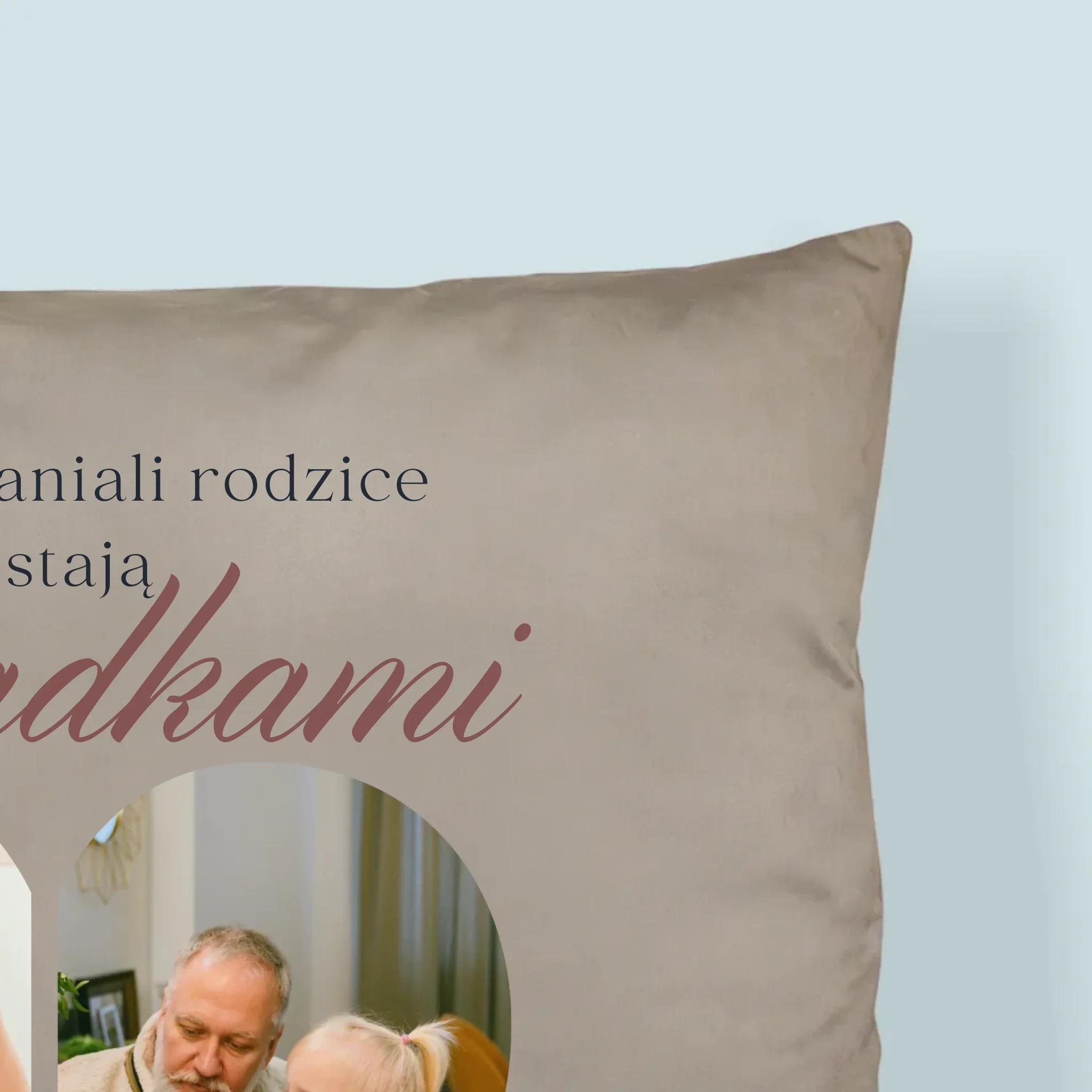 Fotokolaż: Wspaniali Rodzice Zostają Dziadkami - Poduszka - Image 2