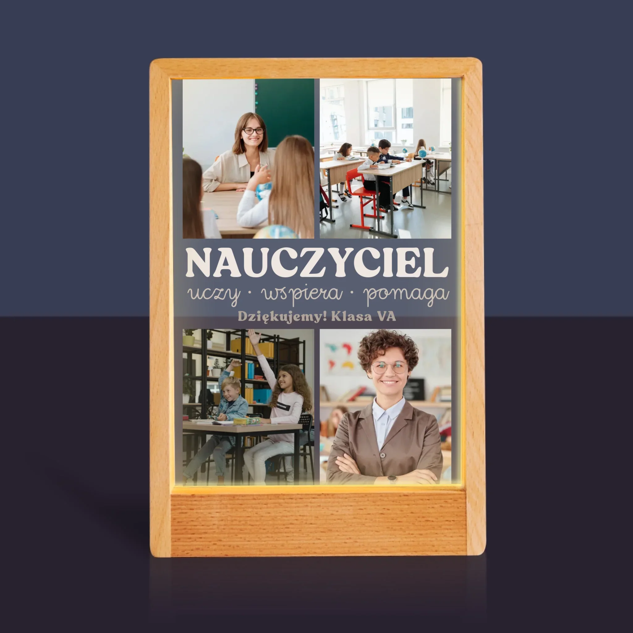 Fotokolaż: Wspaniały Nauczyciel - Wydruk Na Szkle Akrylowym - Image 10