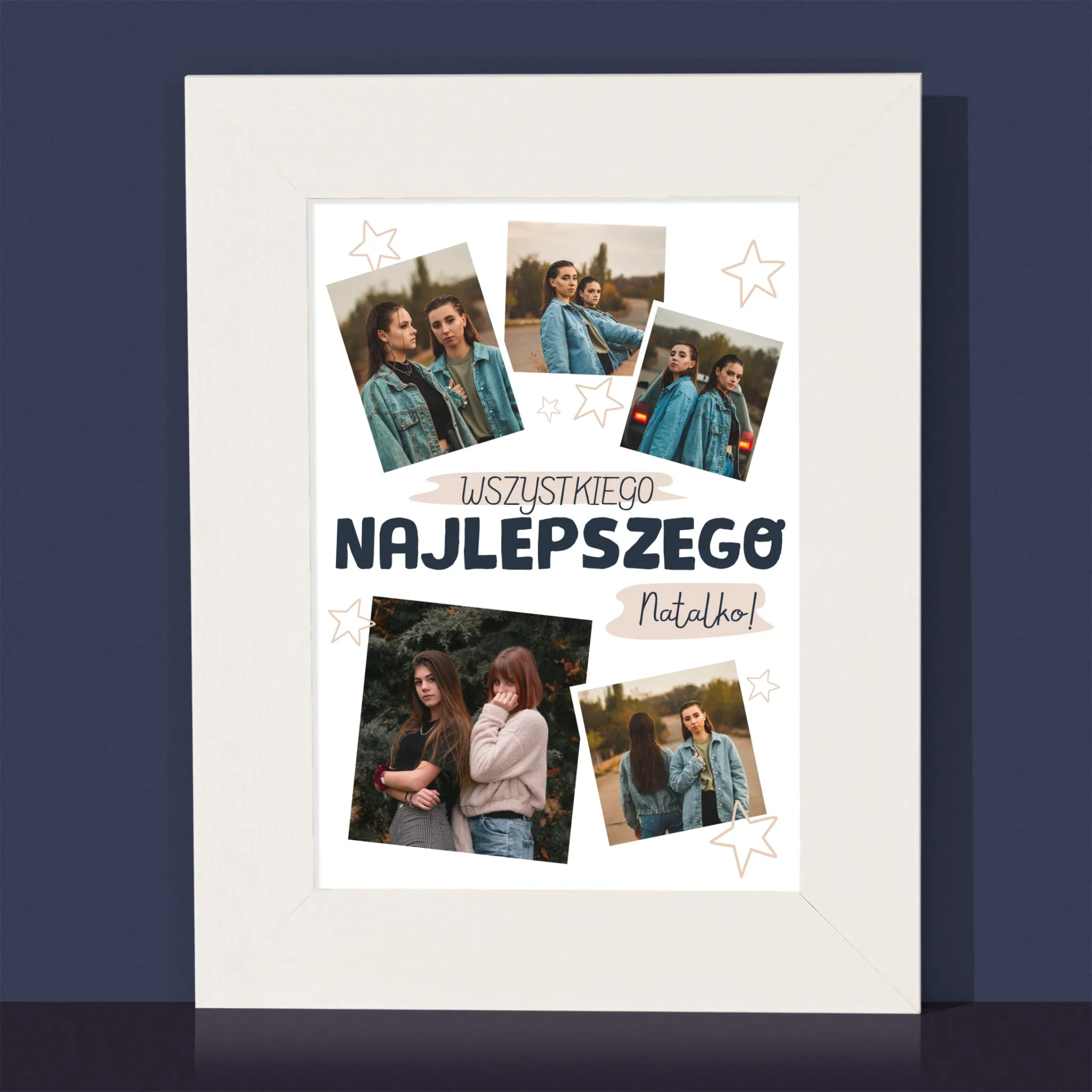 Fotokolaż: Wszystkiego Najlepszego Gwiazdki - Ramka Na Zdjęcie - Image 2
