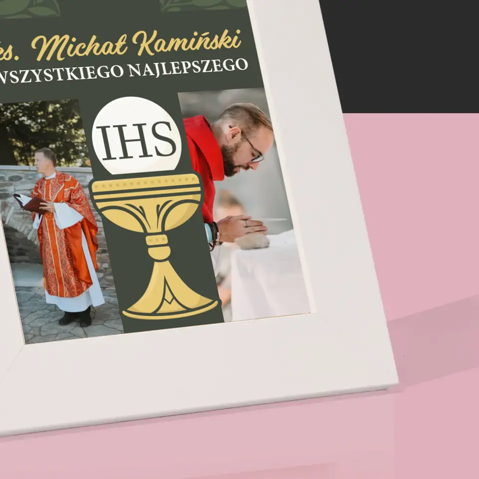 Fotokolaż: Wszystkiego Najlepszego Krzyż - Ramka Na Zdjęcie - Image 4