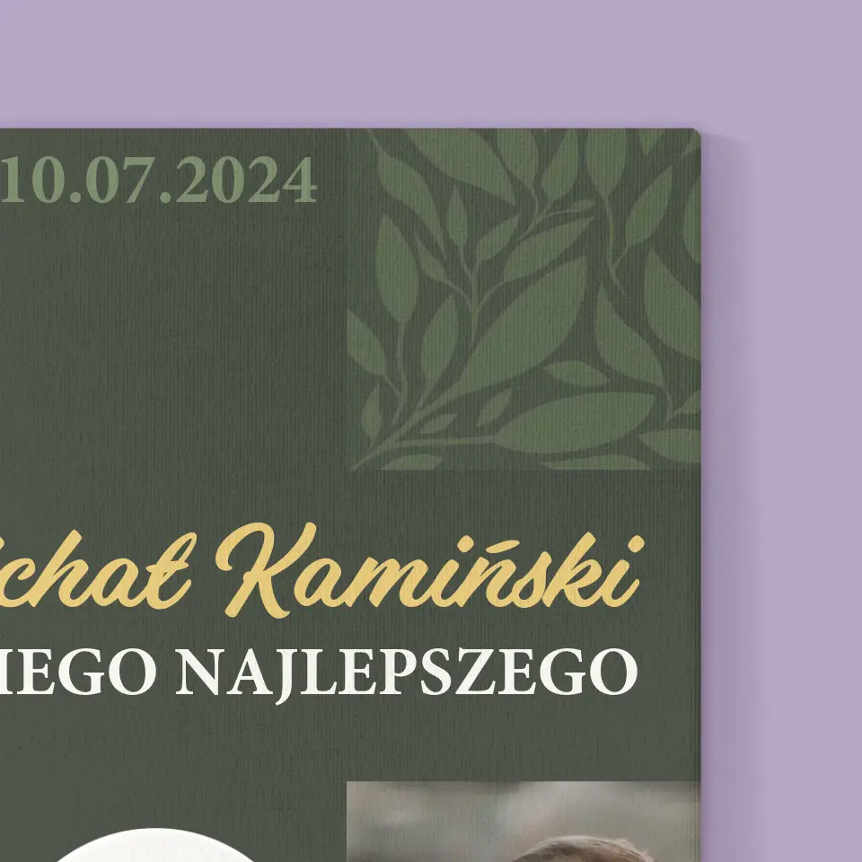 Fotokolaż: Wszystkiego Najlepszego Krzyż - Wydruk Obramowany - Image 14