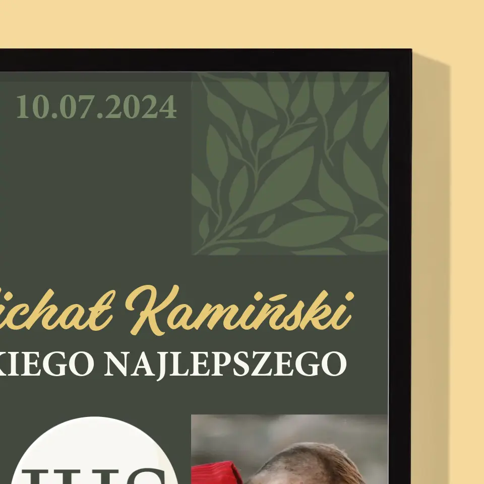 Fotokolaż: Wszystkiego Najlepszego Krzyż - Wydruk Obramowany - Image 6