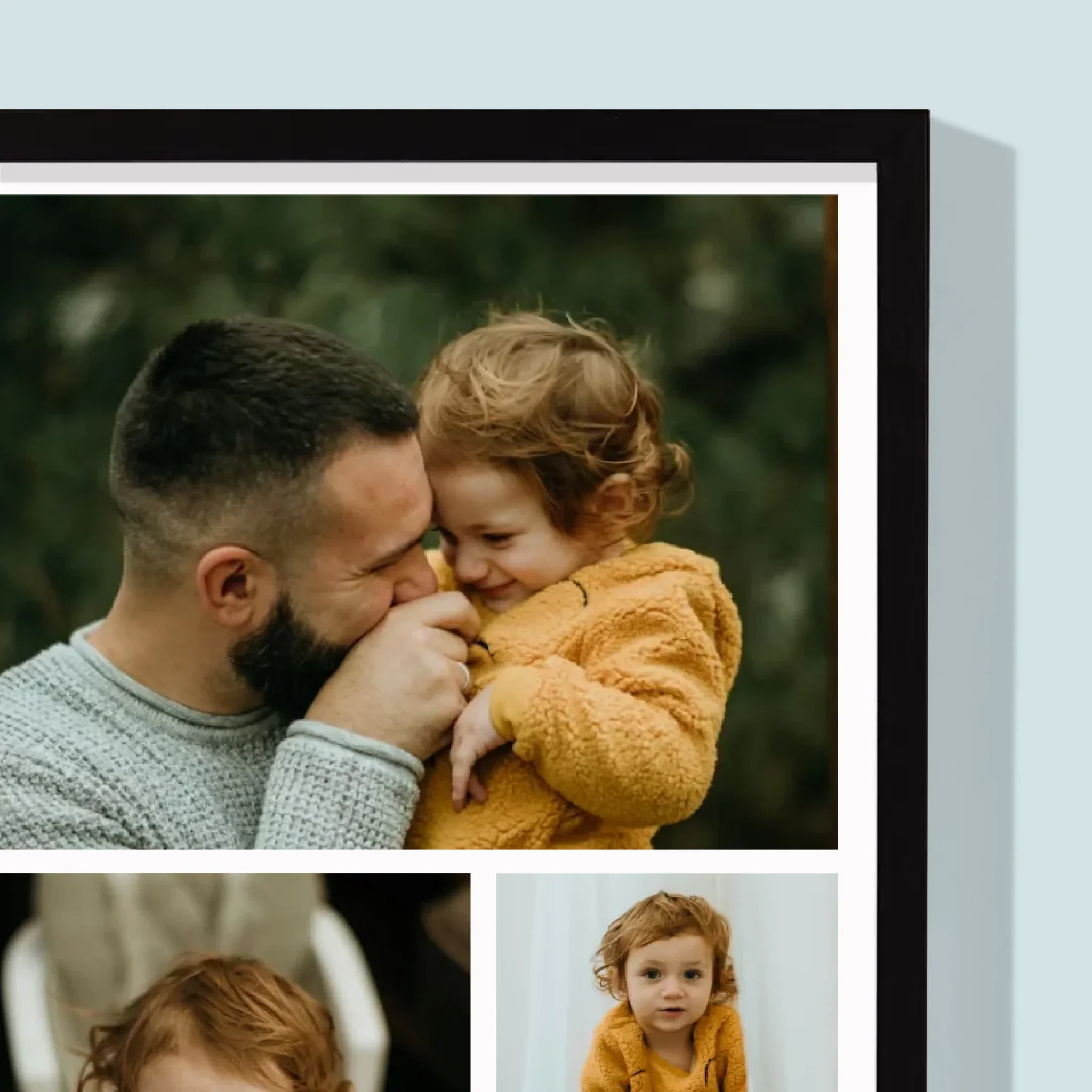 Fotokolaż: Wszystkiego Najlepszego z Okazji Dnia Ojca - Wydruk Obramowany - Image 2