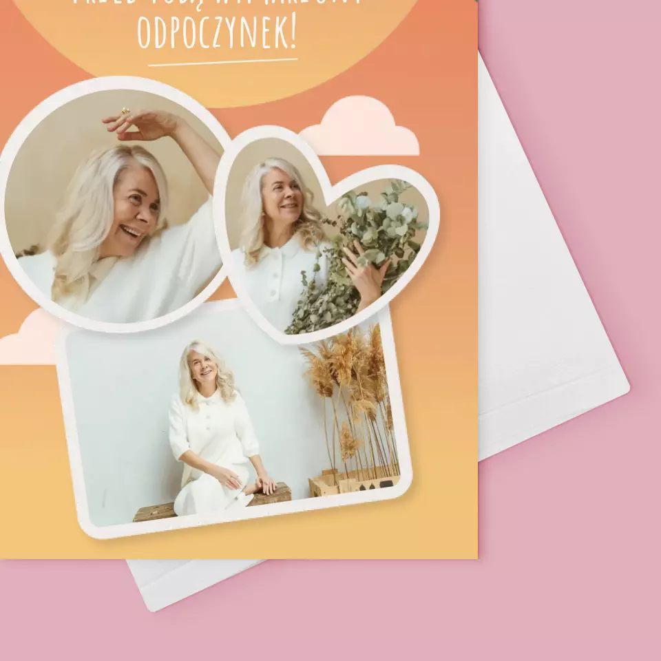 Fotokolaż: Wymarzony Odpoczynek - Kartka z Życzeniami - Image 4