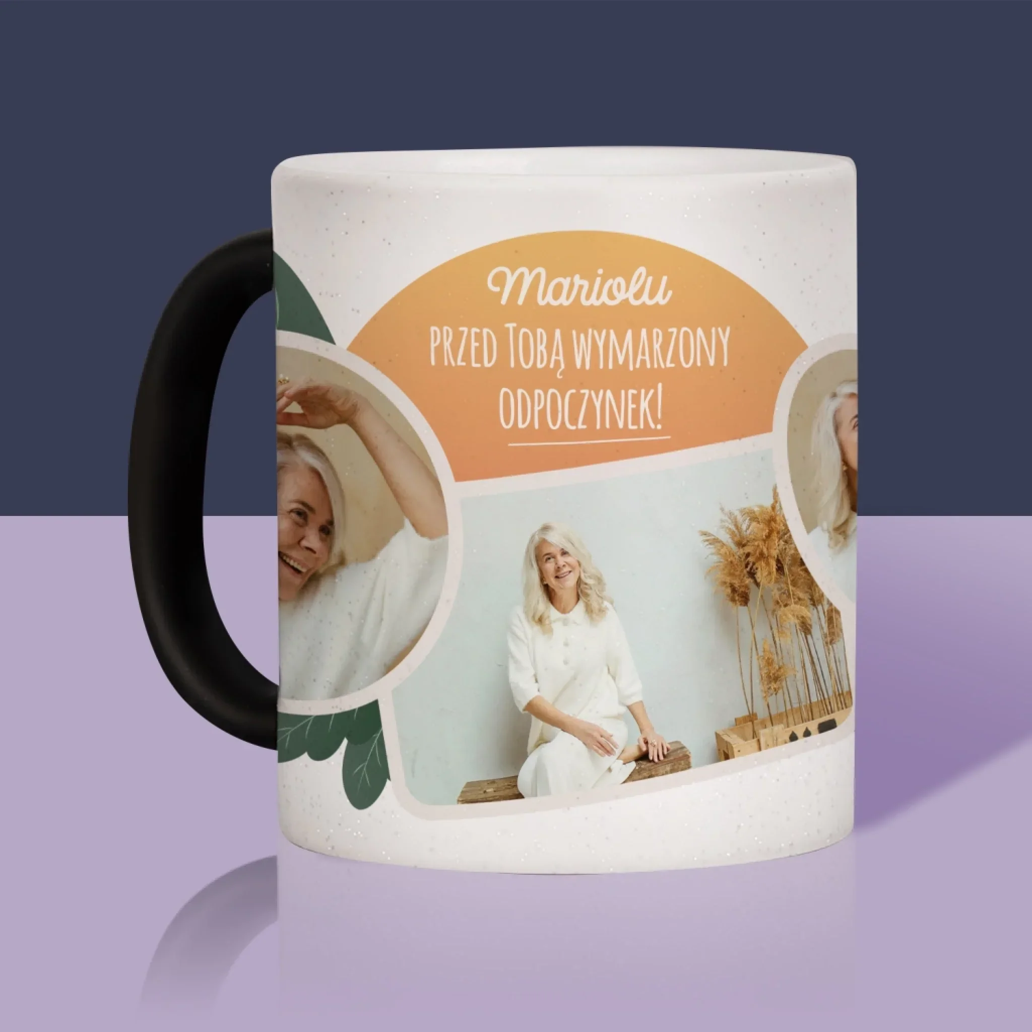 Fotokolaż: Wymarzony Odpoczynek - Kubek z Nadrukiem - Image 12