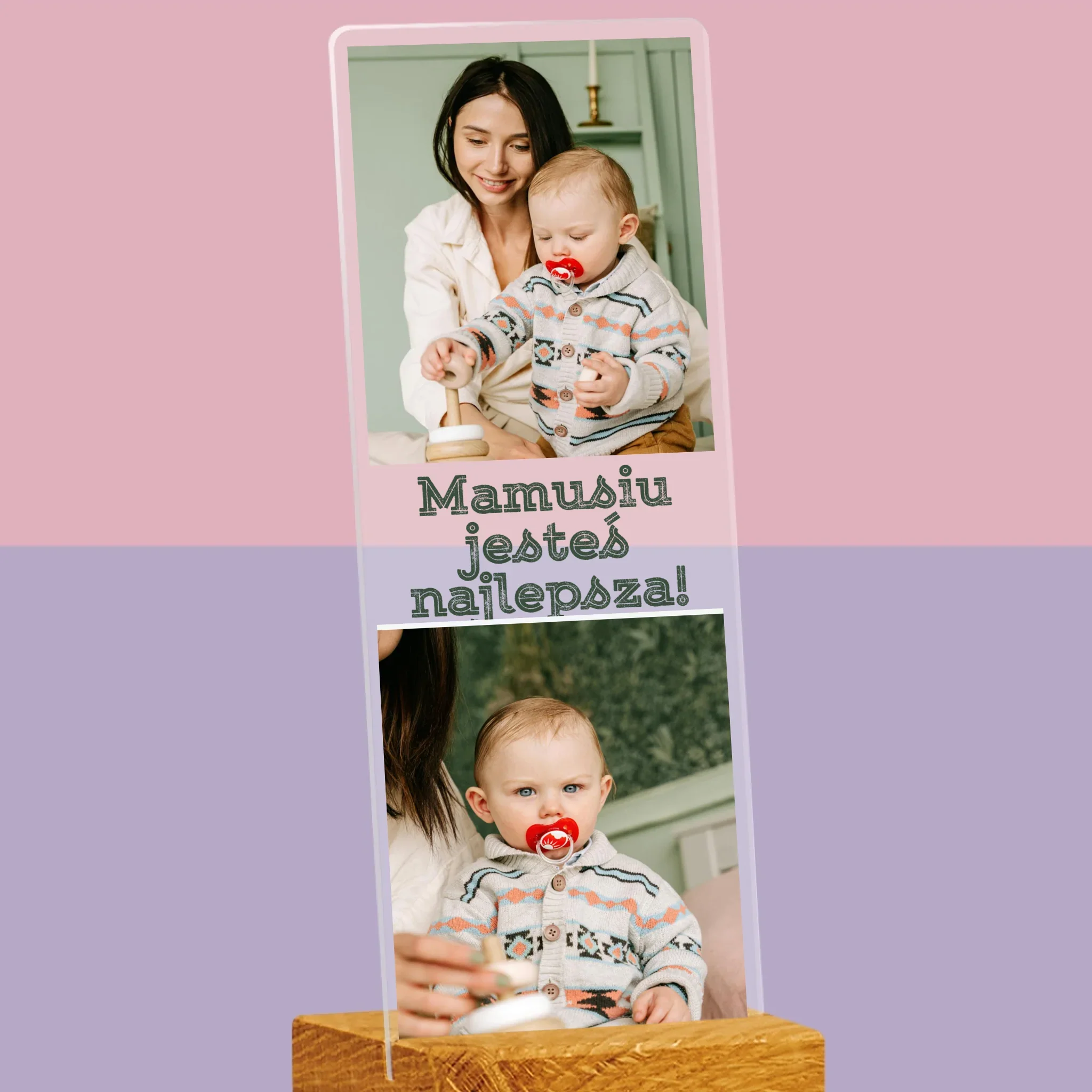Fotokolaż: Zdjęcia Dla Mamy - Zdjęcie Na Szkle Akrylowym Fotobudka - Image 2