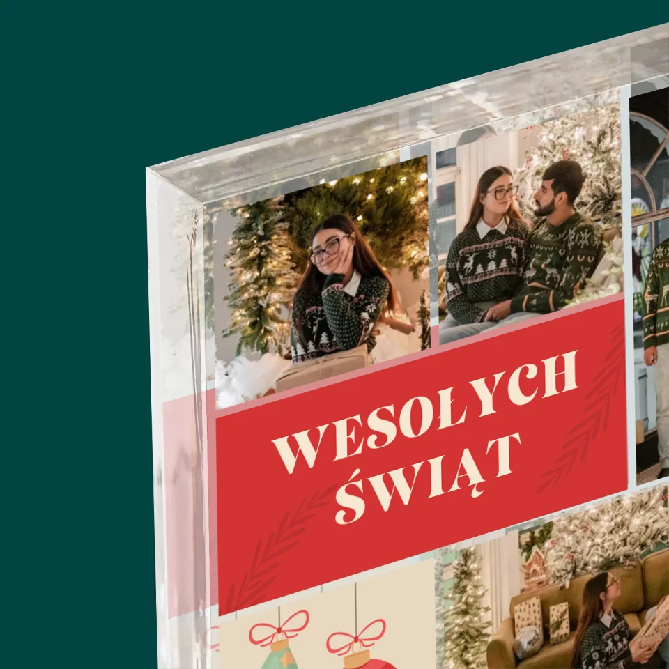 Fotokolaż: Zdjęcia Świąteczne - Blok Akrylowy - Image 4
