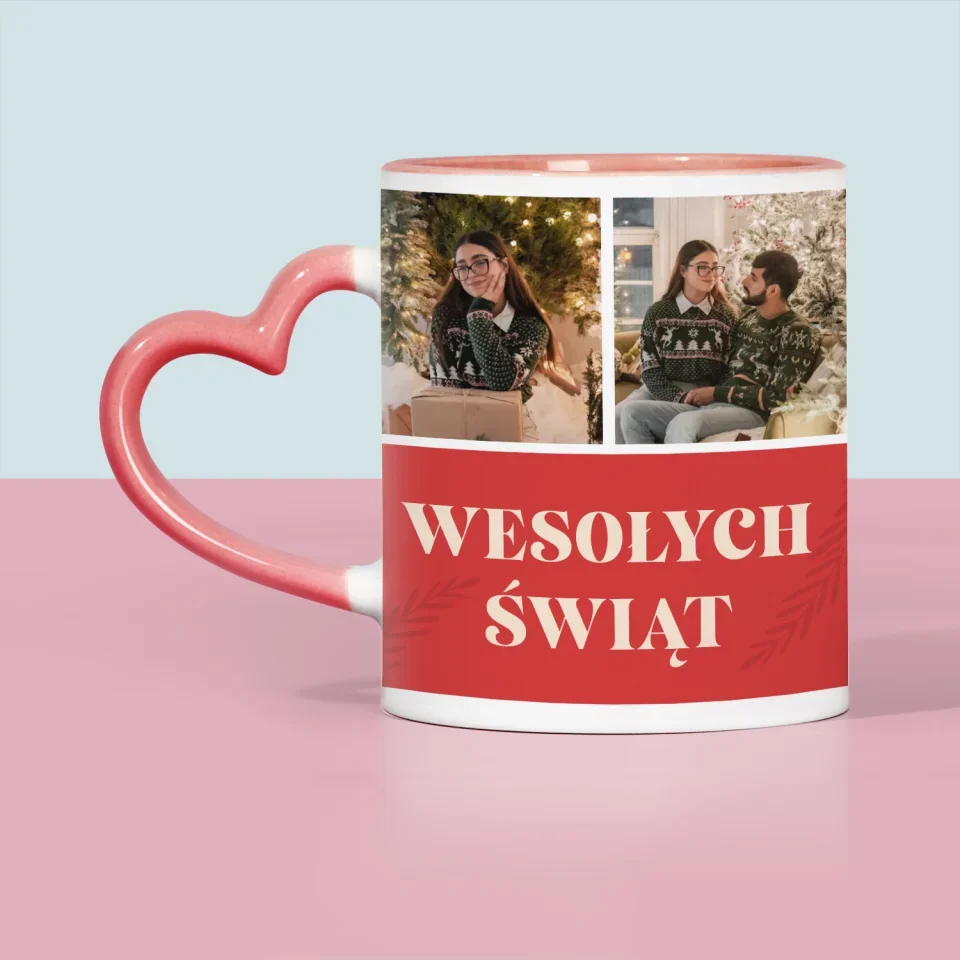 Fotokolaż: Zdjęcia Świąteczne - Kubek z Nadrukiem - Image 9