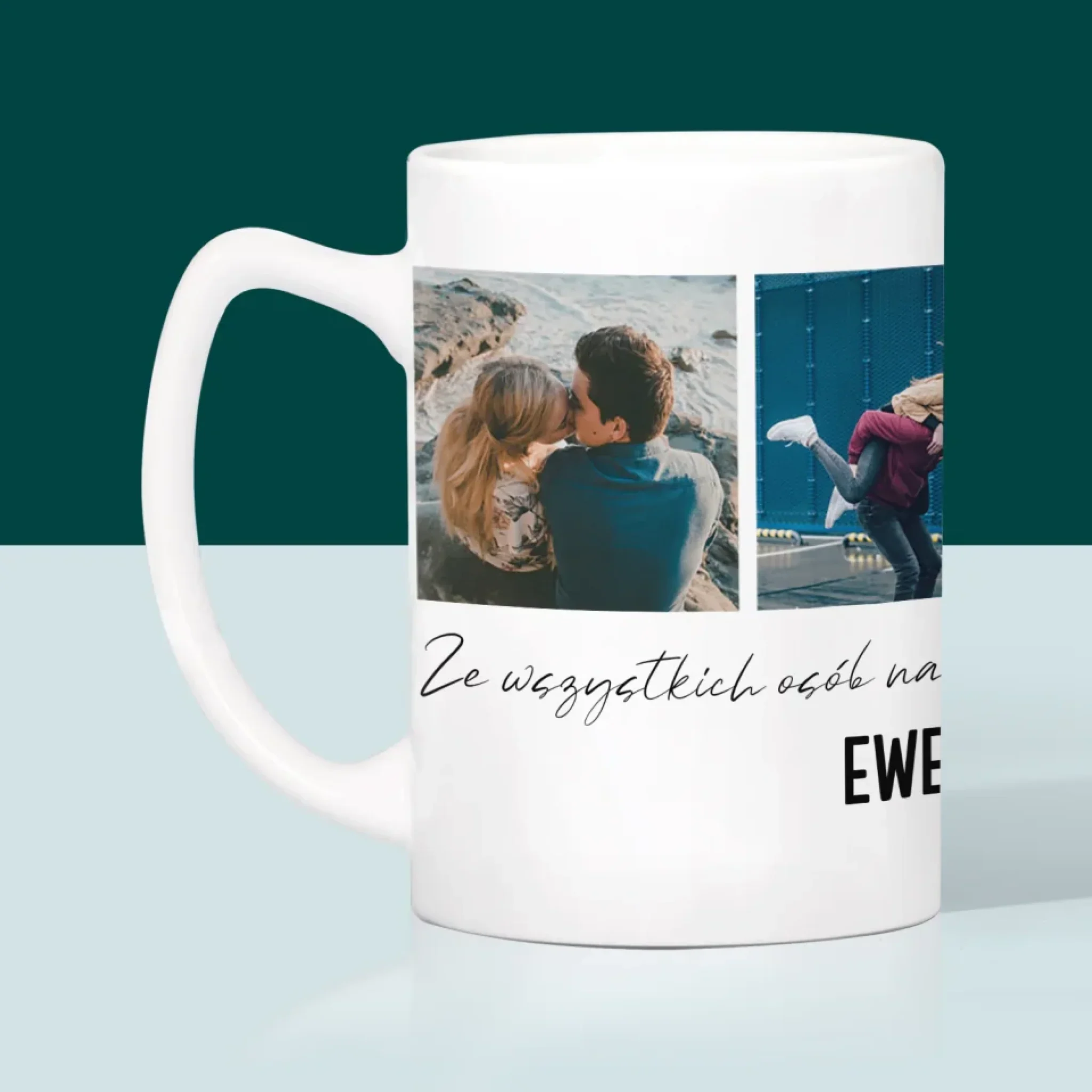 Fotokolaż: Ze Wszystkich Osób Na Świecie - Kubek z Nadrukiem - Image 3