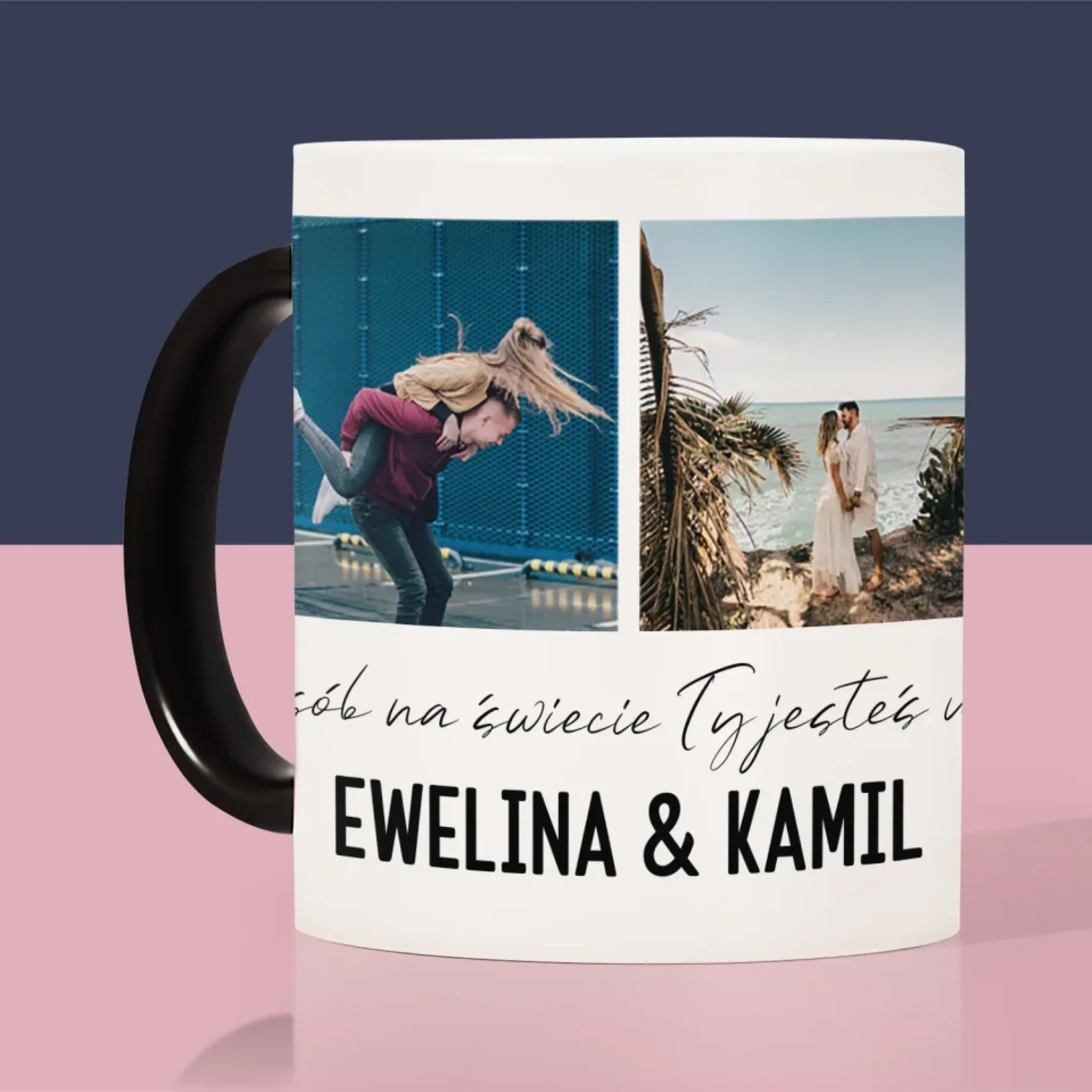 Fotokolaż: Ze Wszystkich Osób Na Świecie - Kubek z Nadrukiem - Image 7