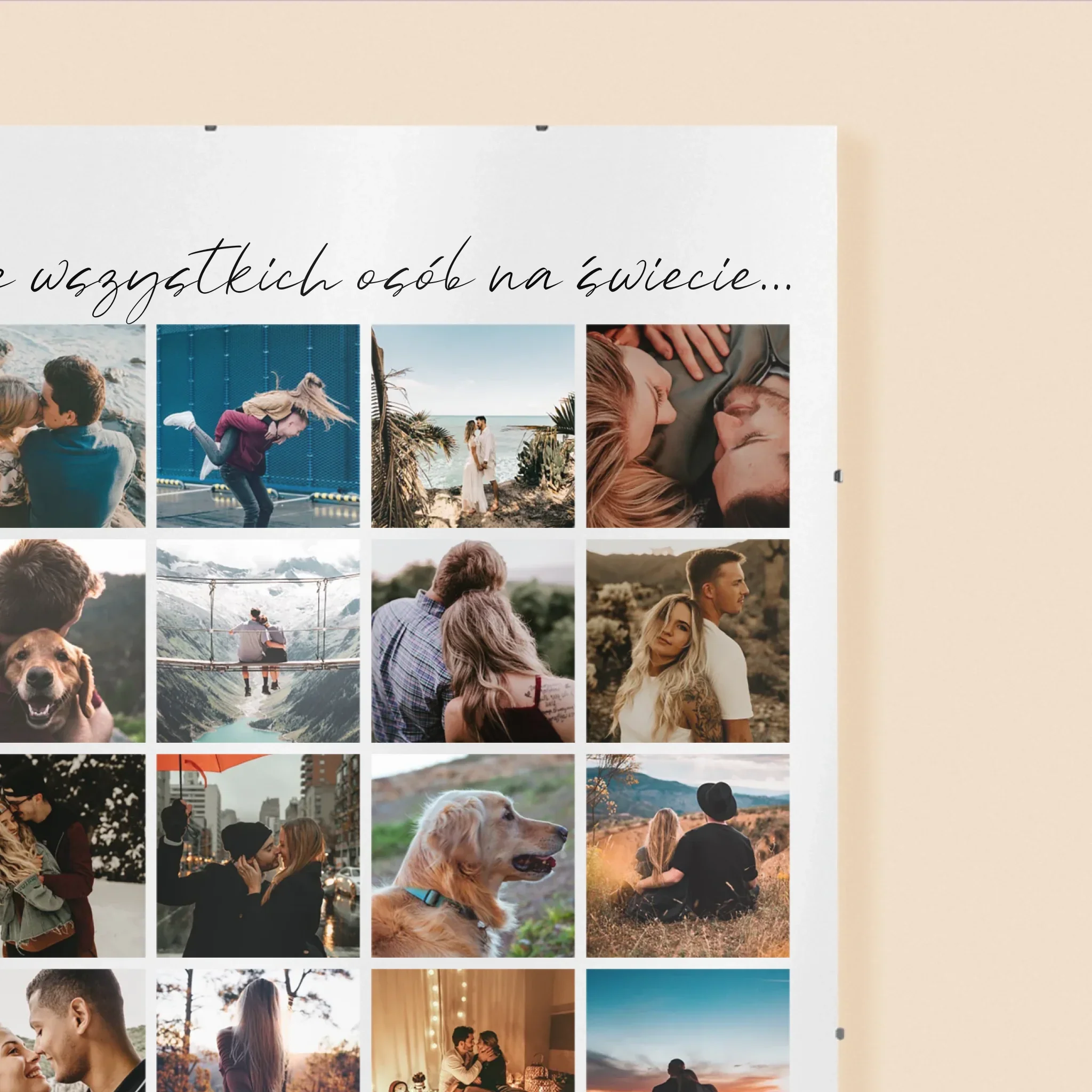 Fotokolaż: Ze Wszystkich Osób Na Świecie - Plakat - Image 3