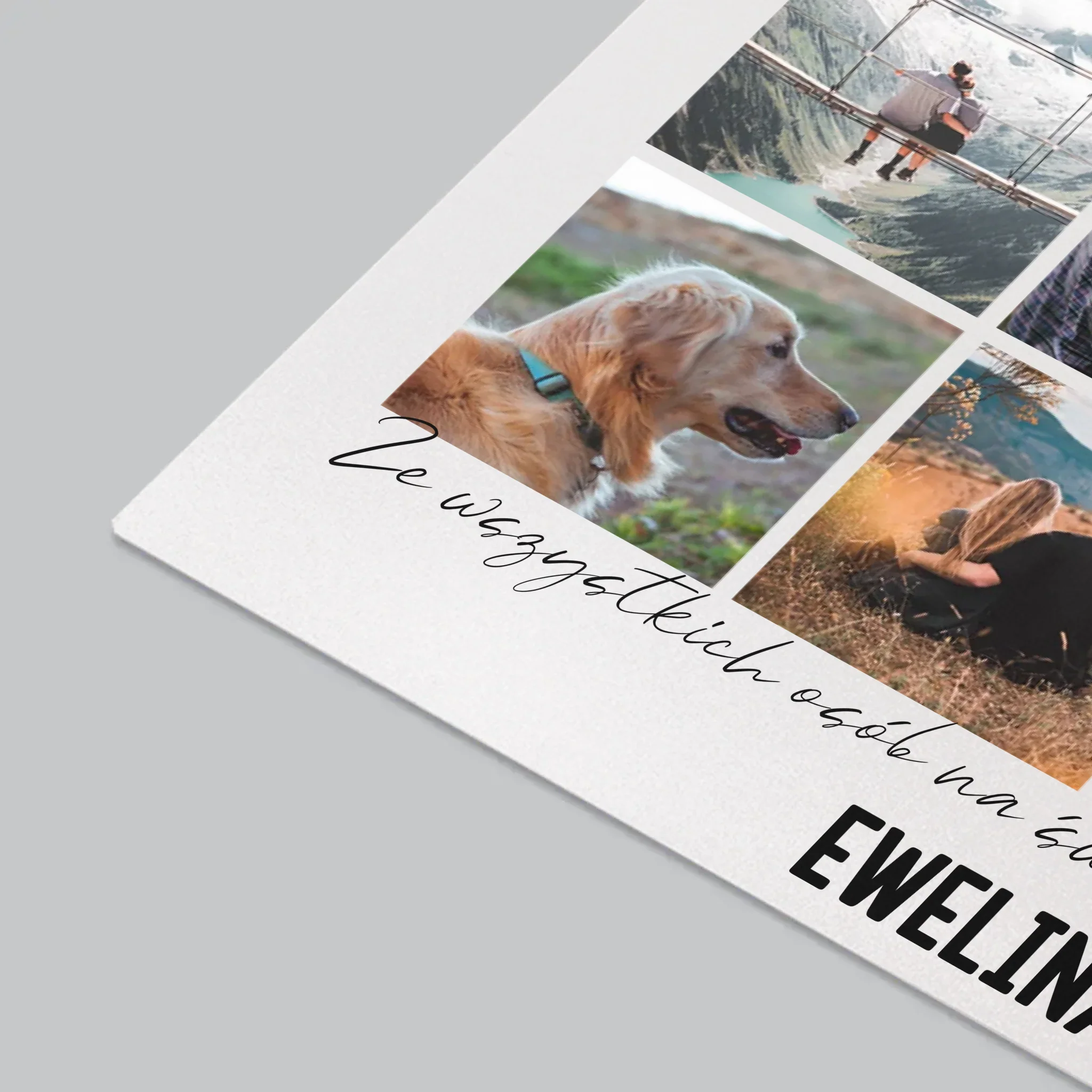 Fotokolaż: Ze Wszystkich Osób Na Świecie - Podkładka Na Biurko - Image 4