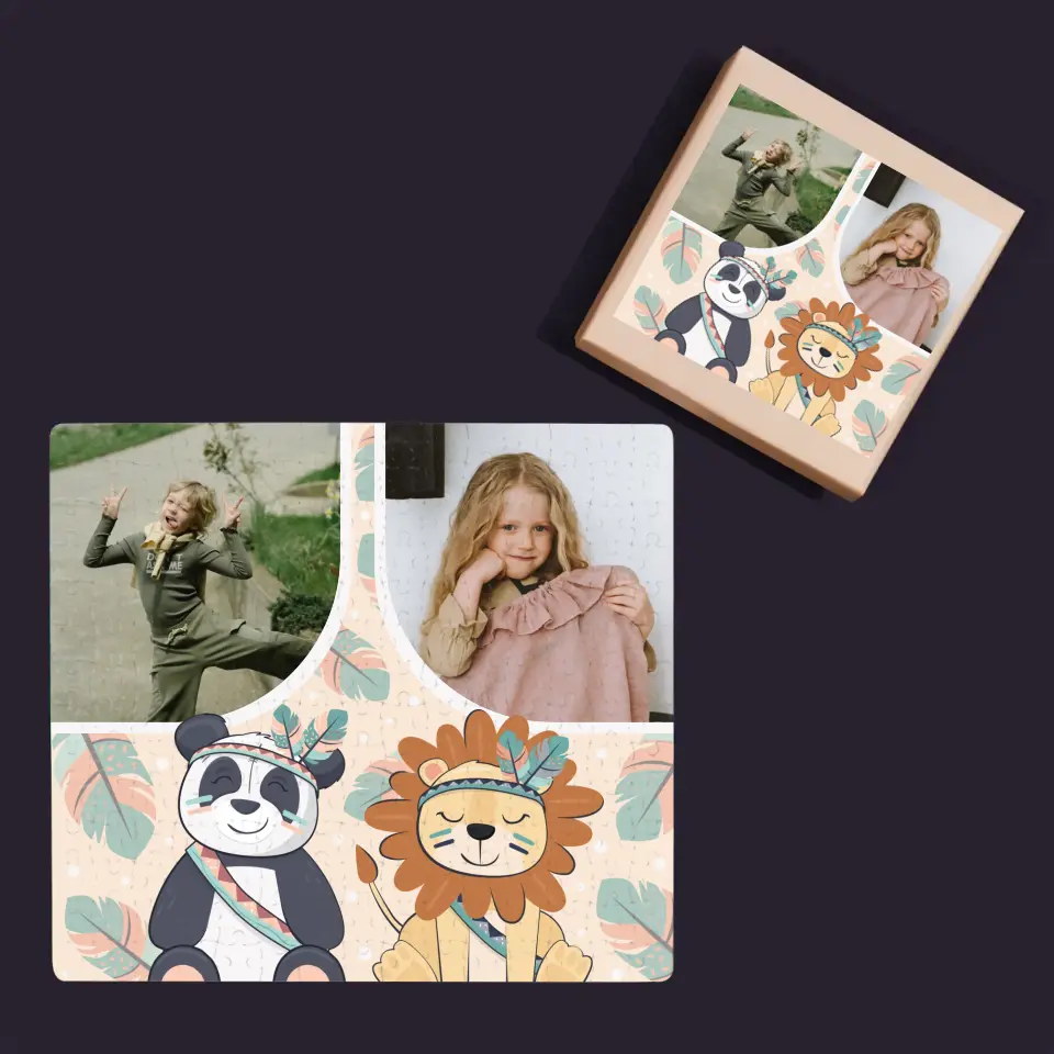 Fotokolaż: Zwierzaki - Personalizowane Puzzle - Image 4