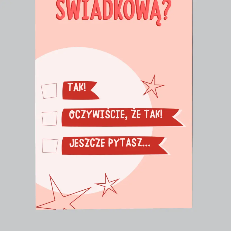 Imię i Podpis: Bez Ciebie Nie Idę - Magnes Na Lodówkę - Image 4