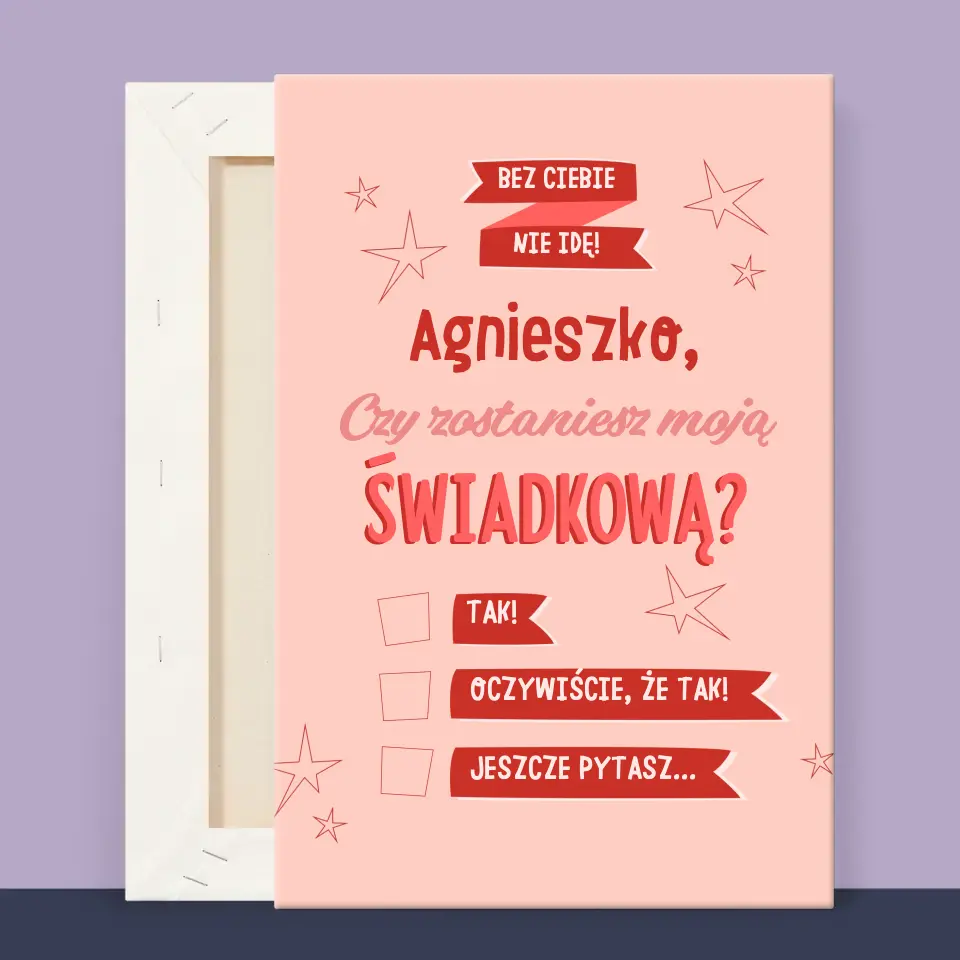 Imię i Podpis: Bez Ciebie Nie Idę - Wydruk Obramowany - Image 12