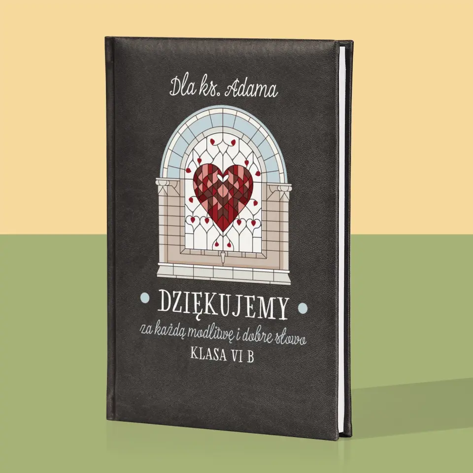 Imię i Podpis: Dziękujemy Za Każdą Modlitwę - Notes Książkowy z Nadrukiem - Image 6