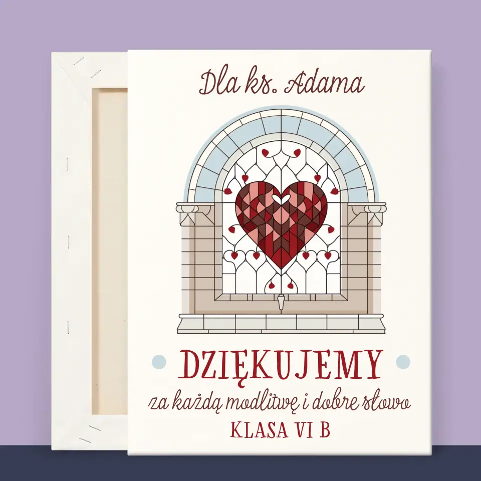 Imię i Podpis: Dziękujemy Za Każdą Modlitwę - Wydruk Obramowany - Image 11