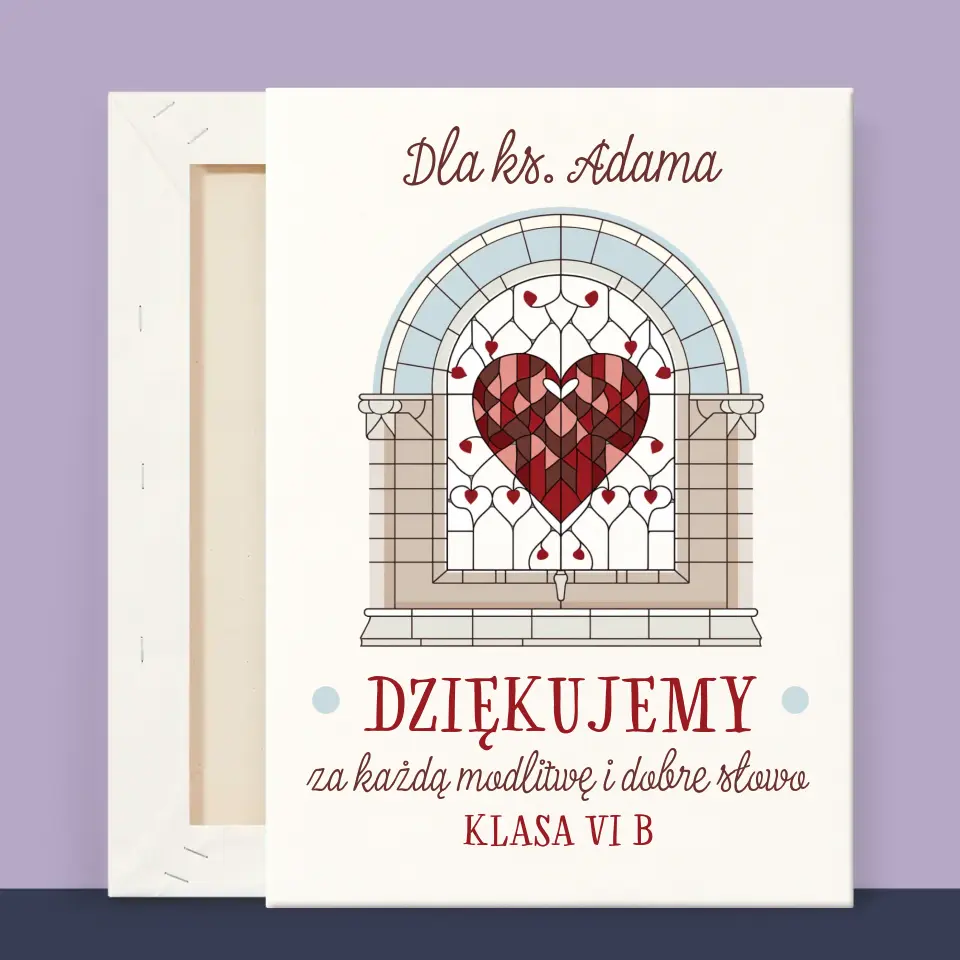 Imię i Podpis: Dziękujemy Za Każdą Modlitwę - Wydruk Obramowany - Image 13