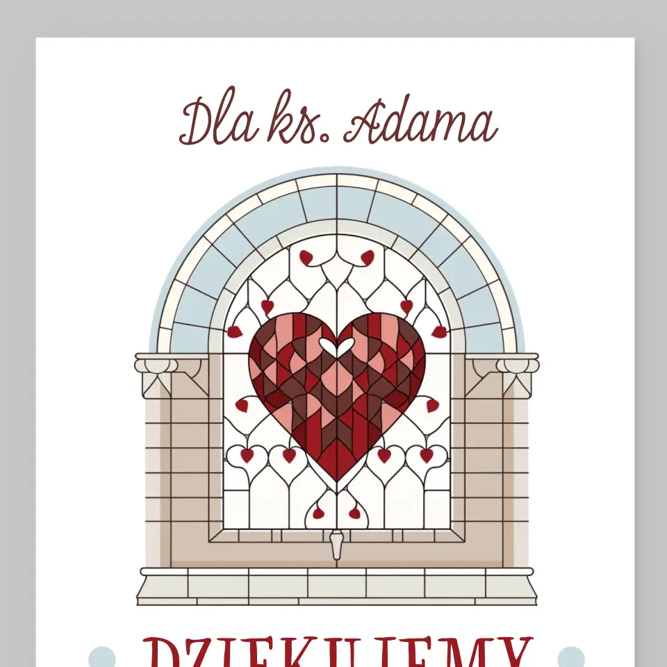Imię i Podpis: Dziękujemy Za Każdą Modlitwę - Wydruk Obramowany - Image 2