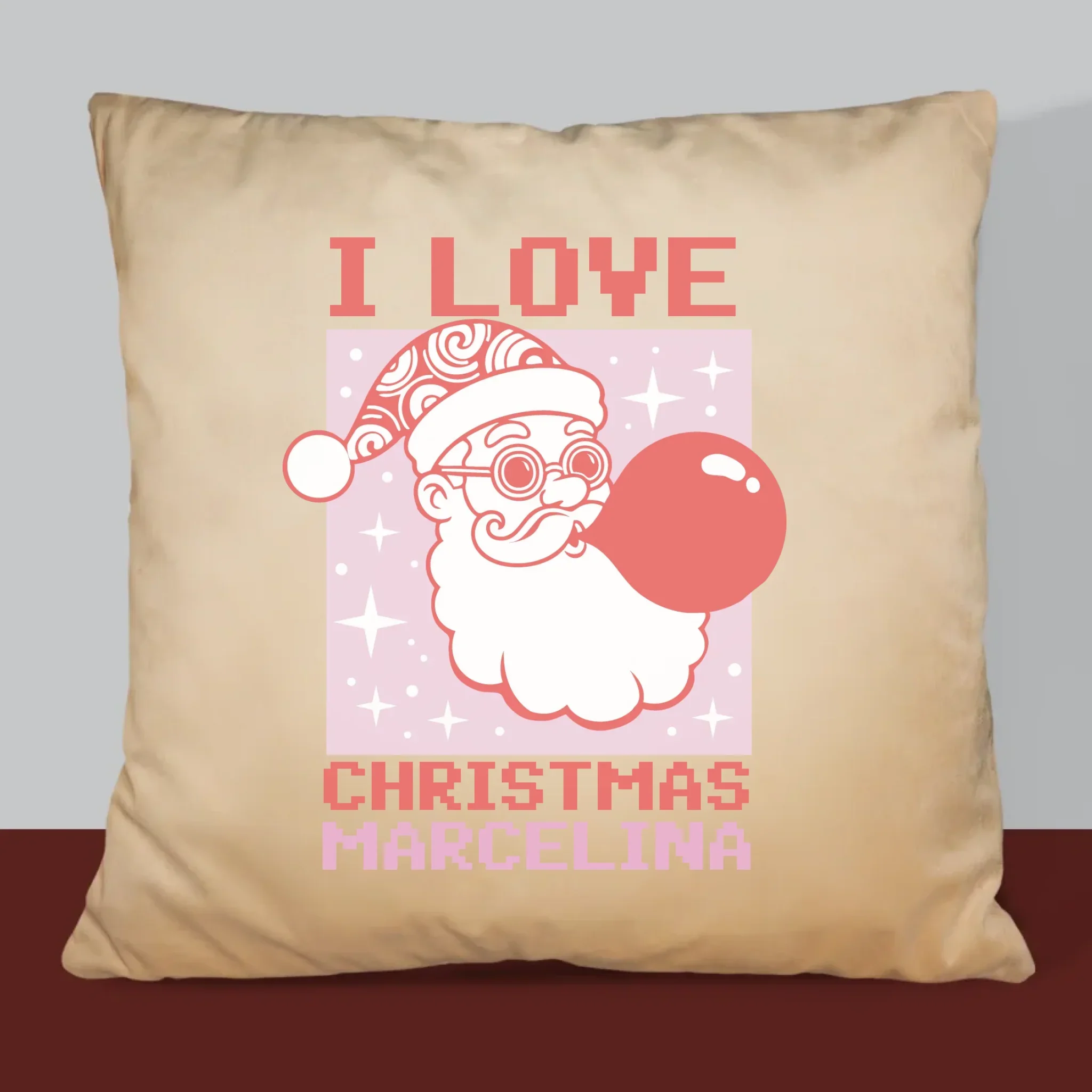 Imię I Podpis: I Love Christmas - Poduszka z Nadrukiem - Image 6