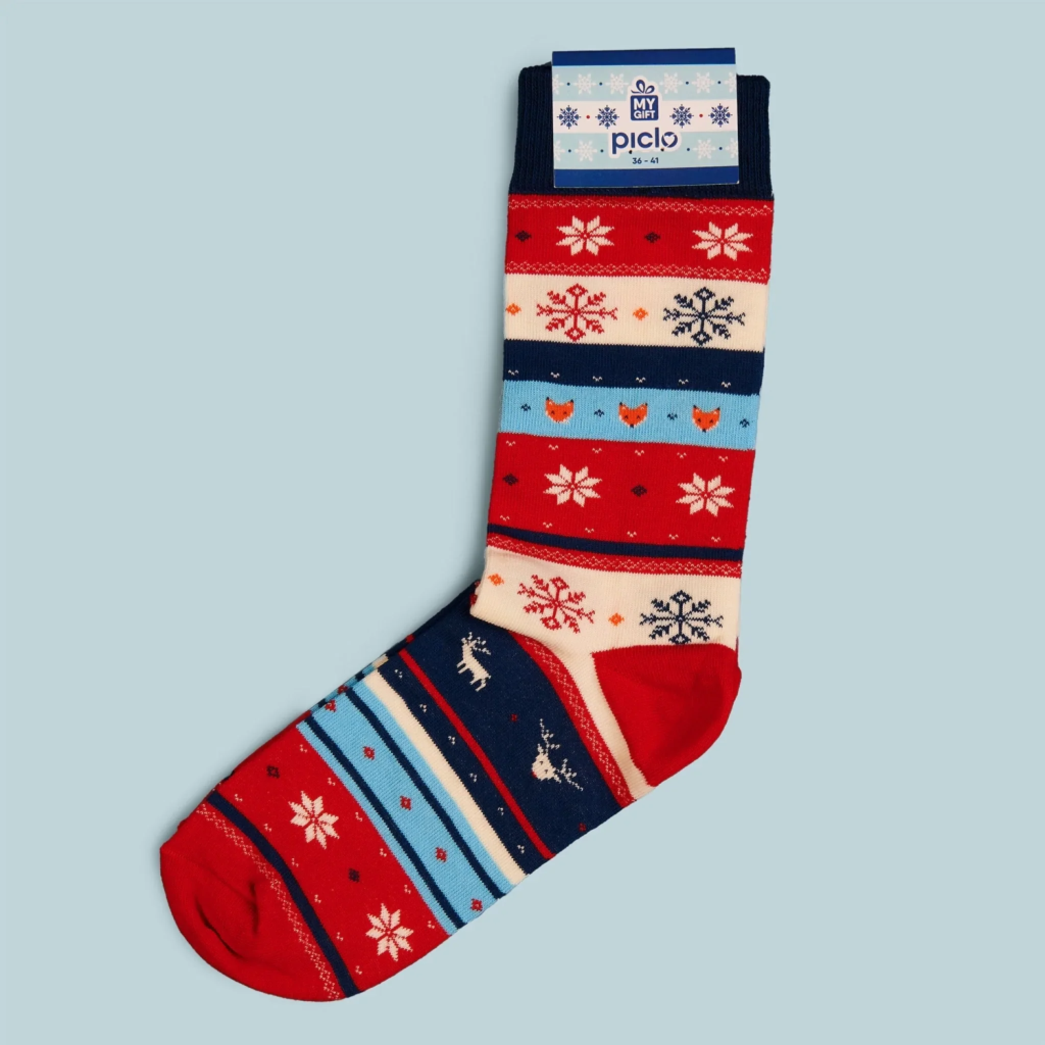 Imię i Podpis: i Love Christmas - Zimowe Skarpetki w Kubku - Image 4