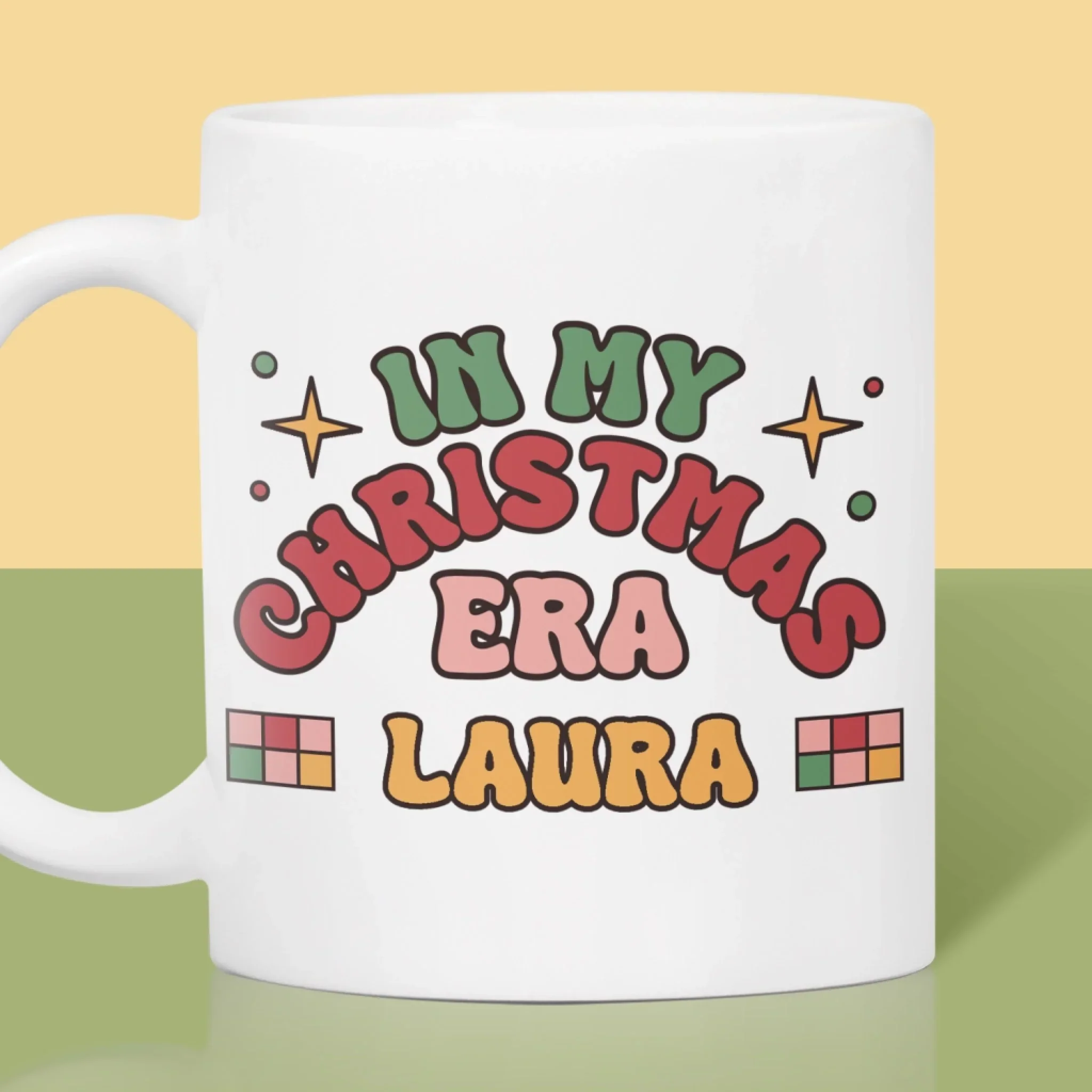 Imię I Podpis: In My Christmas Era - Kubek z Nadrukiem - Image 2