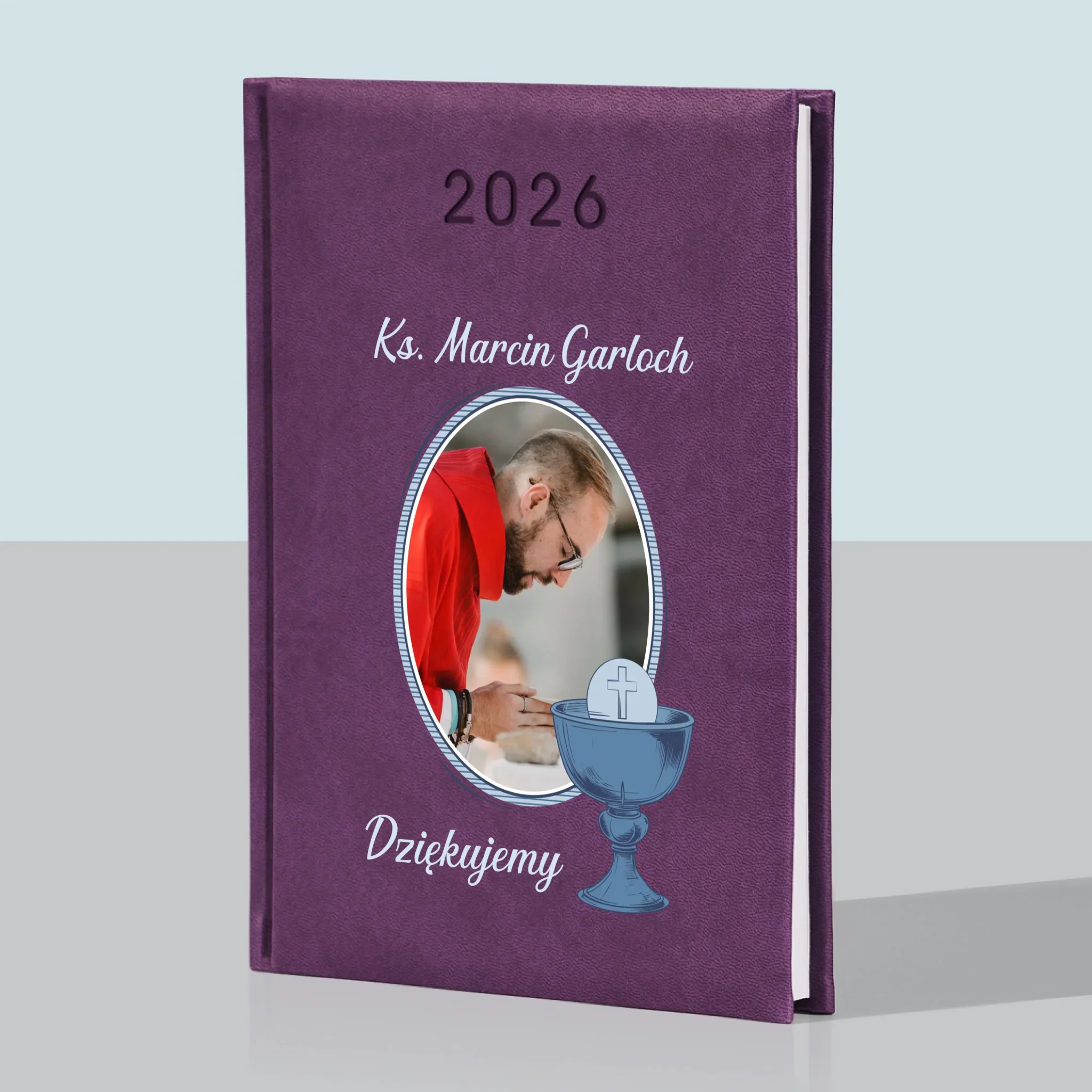 Imię i Podpis: Ksiądz Dziękujemy - Kalendarz Książkowy - Image 5