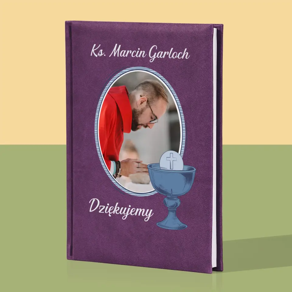 Imię i Podpis: Ksiądz Dziękujemy - Notes Książkowy z Nadrukiem - Image 5