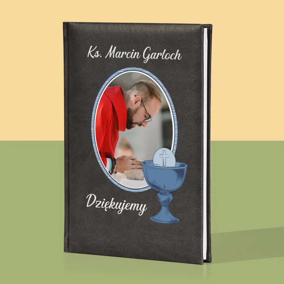 Imię i Podpis: Ksiądz Dziękujemy - Notes Książkowy z Nadrukiem - Image 6