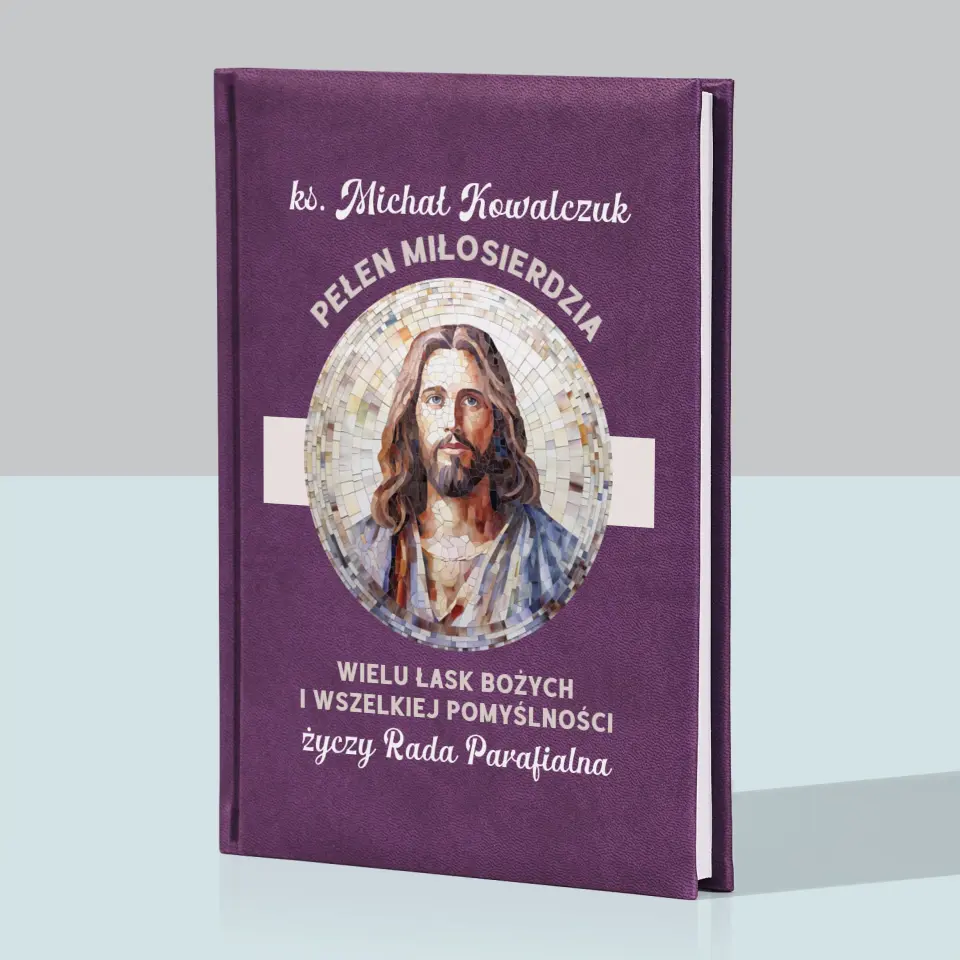 Imię i Podpis: Ksiądz Pełen Miłosierdzia - Notes Książkowy z Nadrukiem - Image 5
