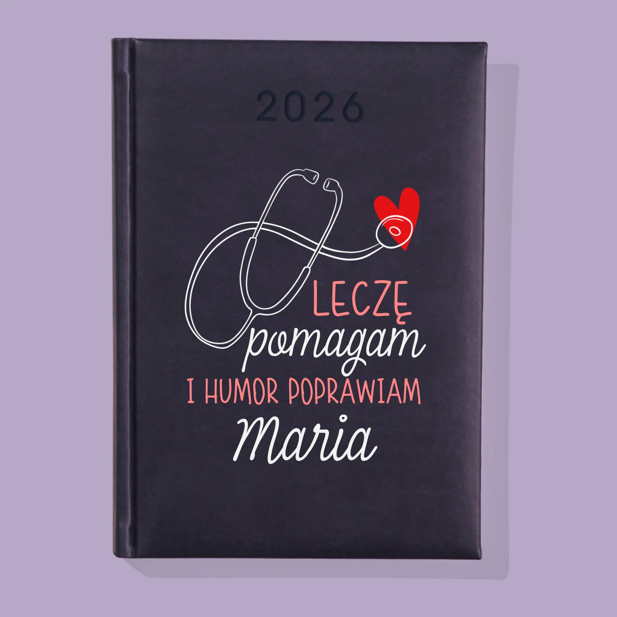 Imię i Podpis: Leczę Pomagam - Kalendarz Książkowy - Image 2